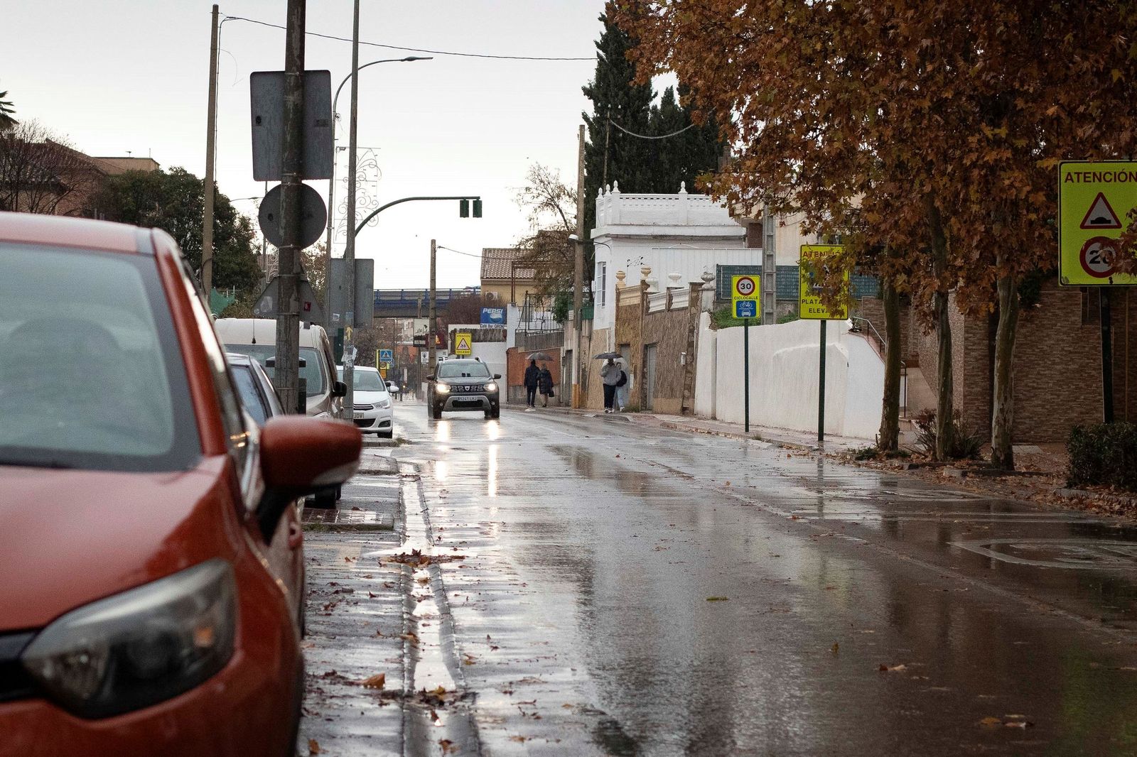 Granada bajo el temporal: imágenes de la ciudad durante la alerta naranja