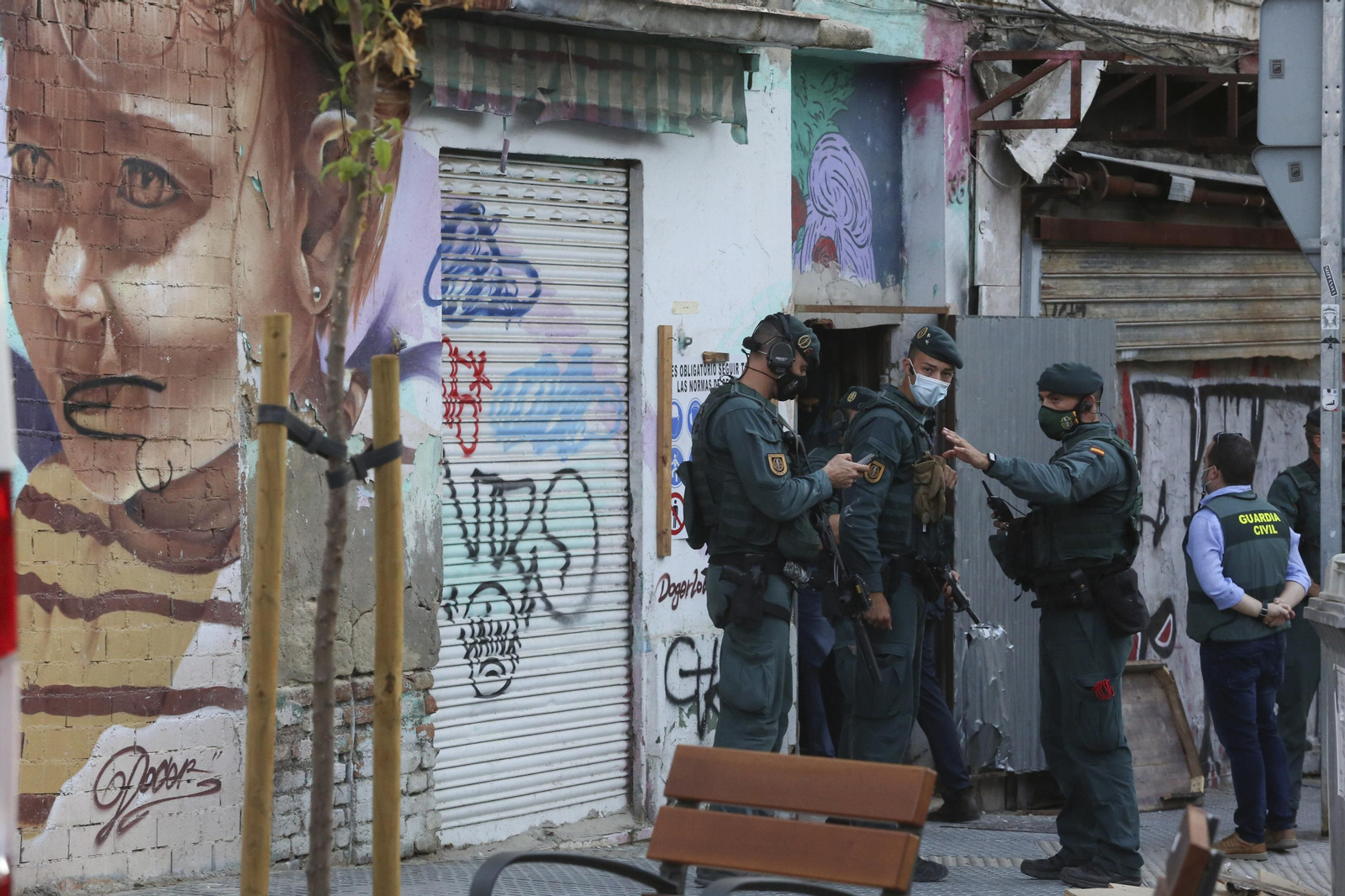 Las fotos de la operación de la Guardia Civil contra el terrorismo internacional en Málaga