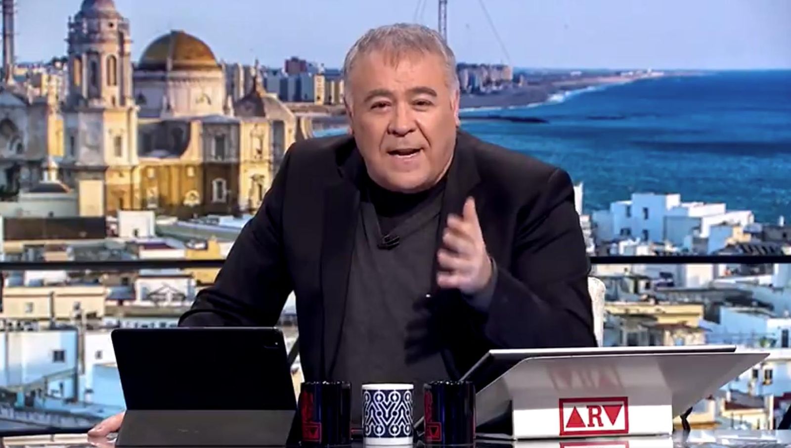 Antonio García Ferreras, en el vídeo en el que defiende la candidatura de Cádiz 2025.