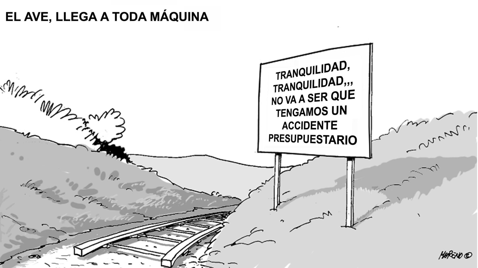 El AVE a toda máquina
