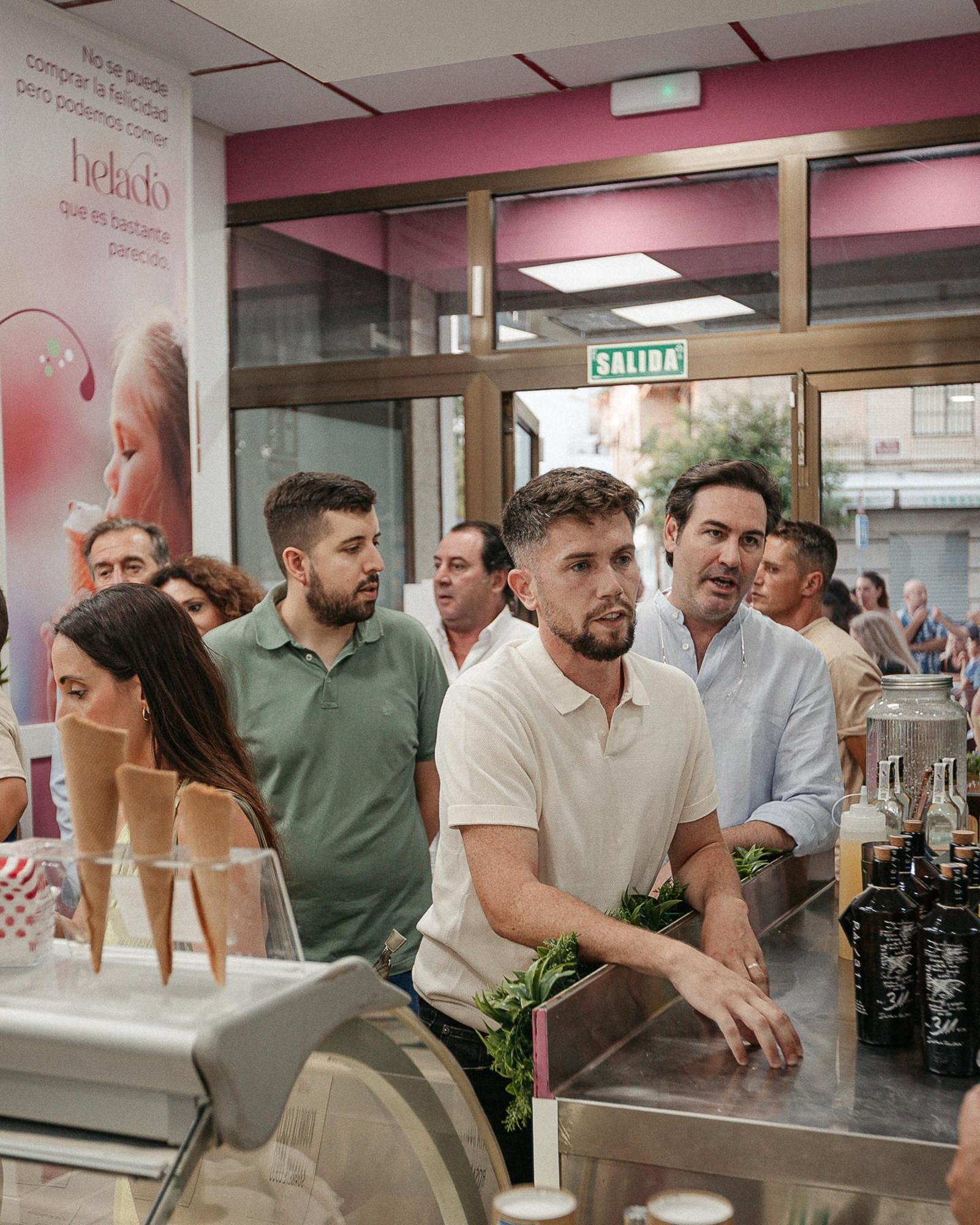 En imágenes, la inauguración de la heladería Piamonte d'Ambrosio en Córdoba