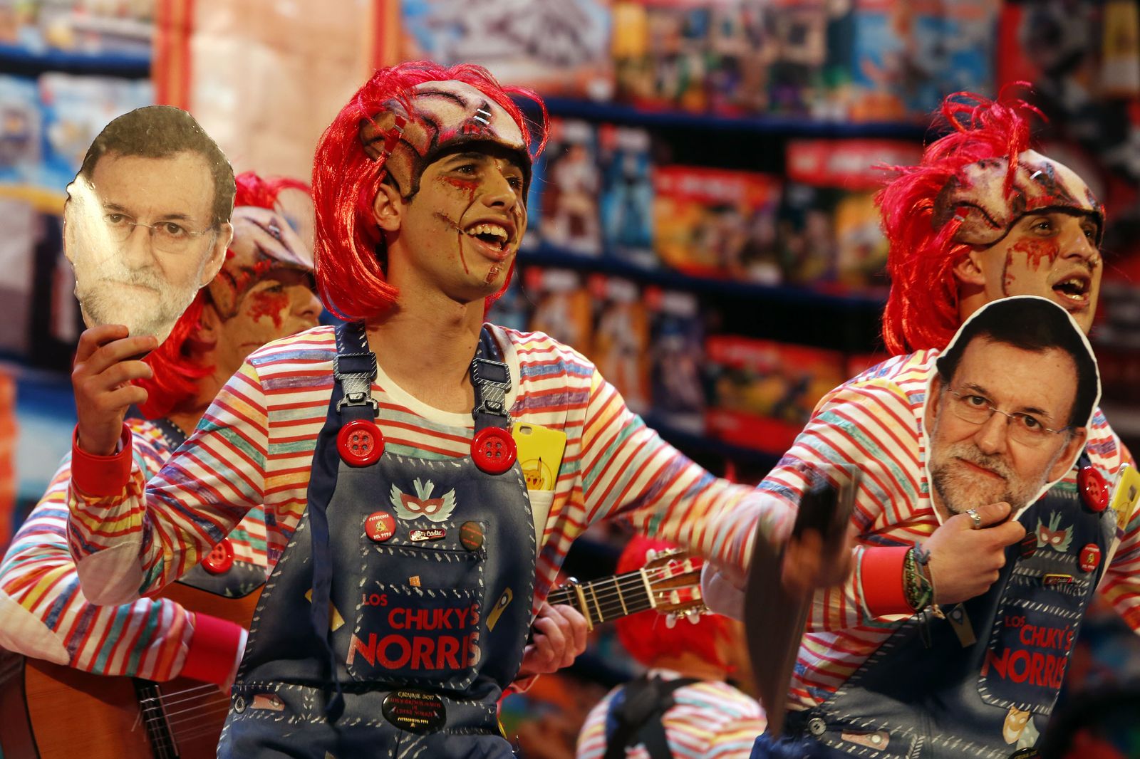 Las imágenes de la octava función clasificatoria