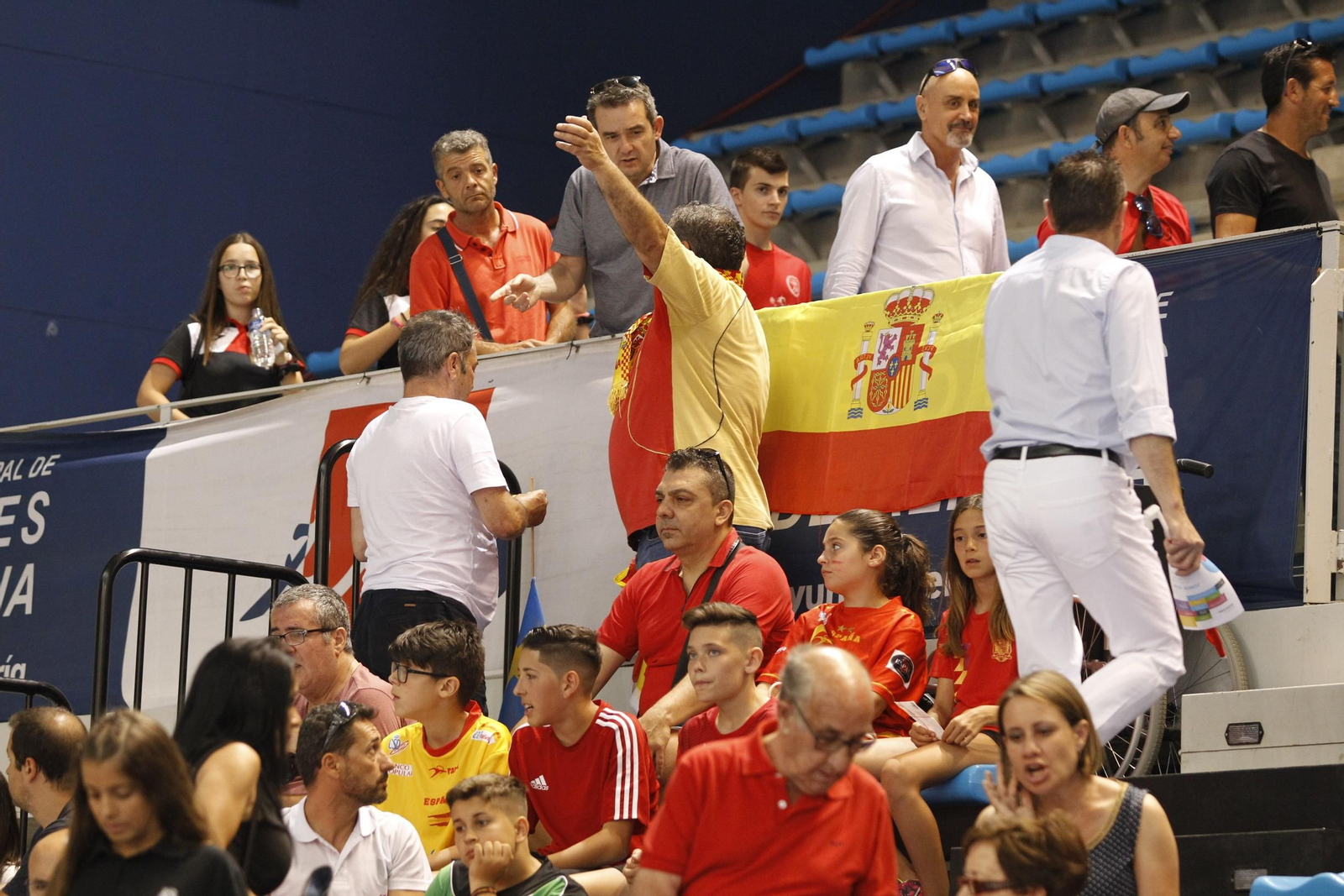 Fotogalería España-Suecia. Balonmano. Palacio Juegos Mediterráneos. Almería