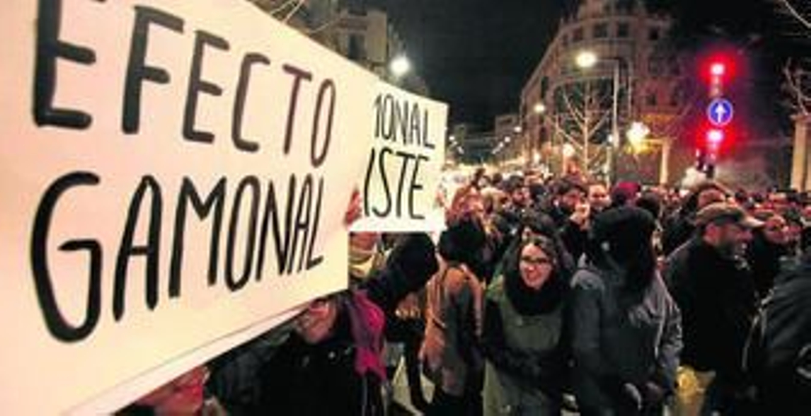 Medio millar de ciudadanos se sumaron ayer a la convocatoria en la capital.