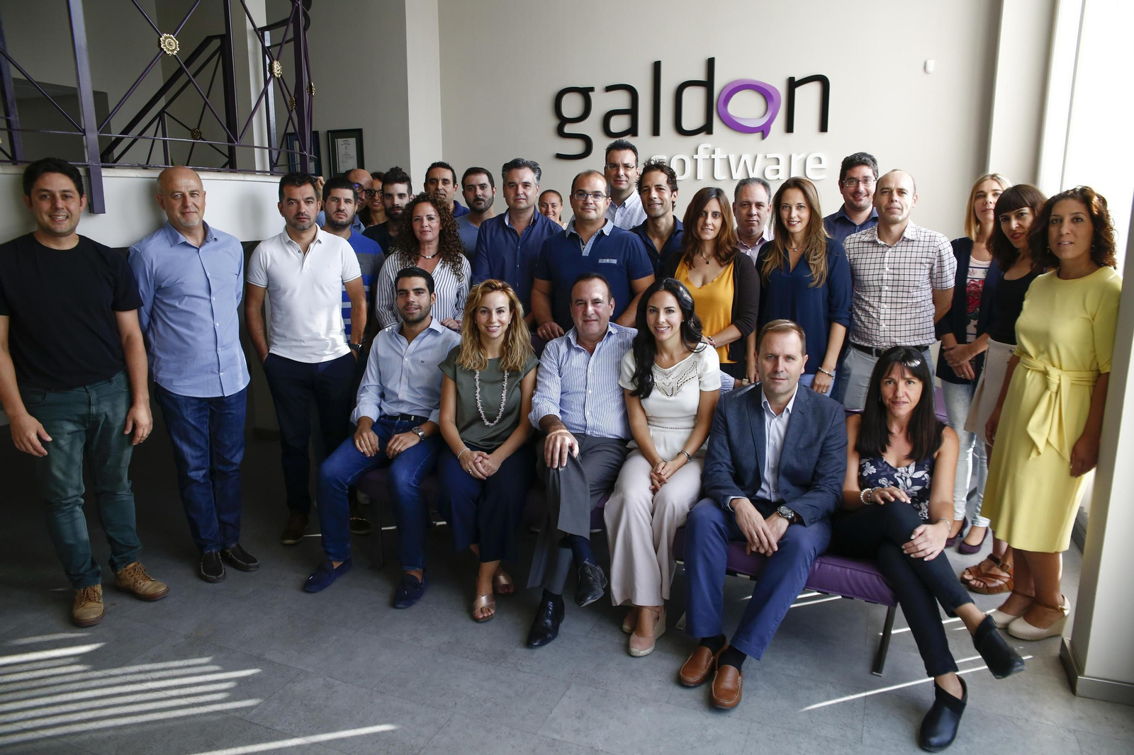 Foto de familia de Galdón Software.