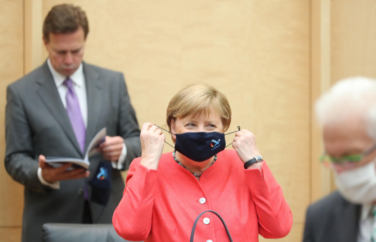 Angela Merkel.