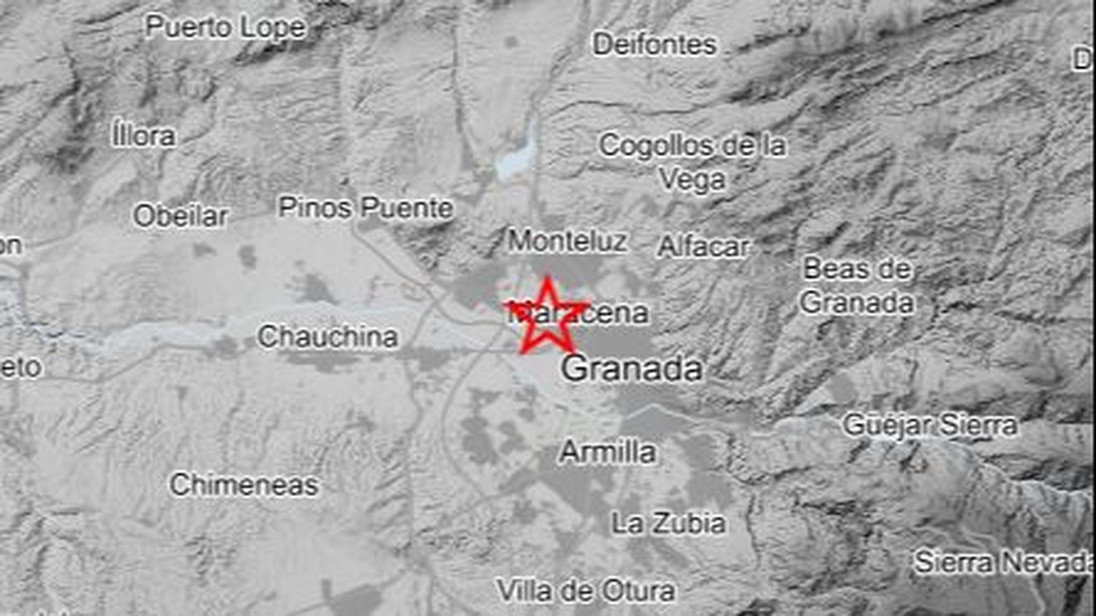 El seísmo registrado en Maracena