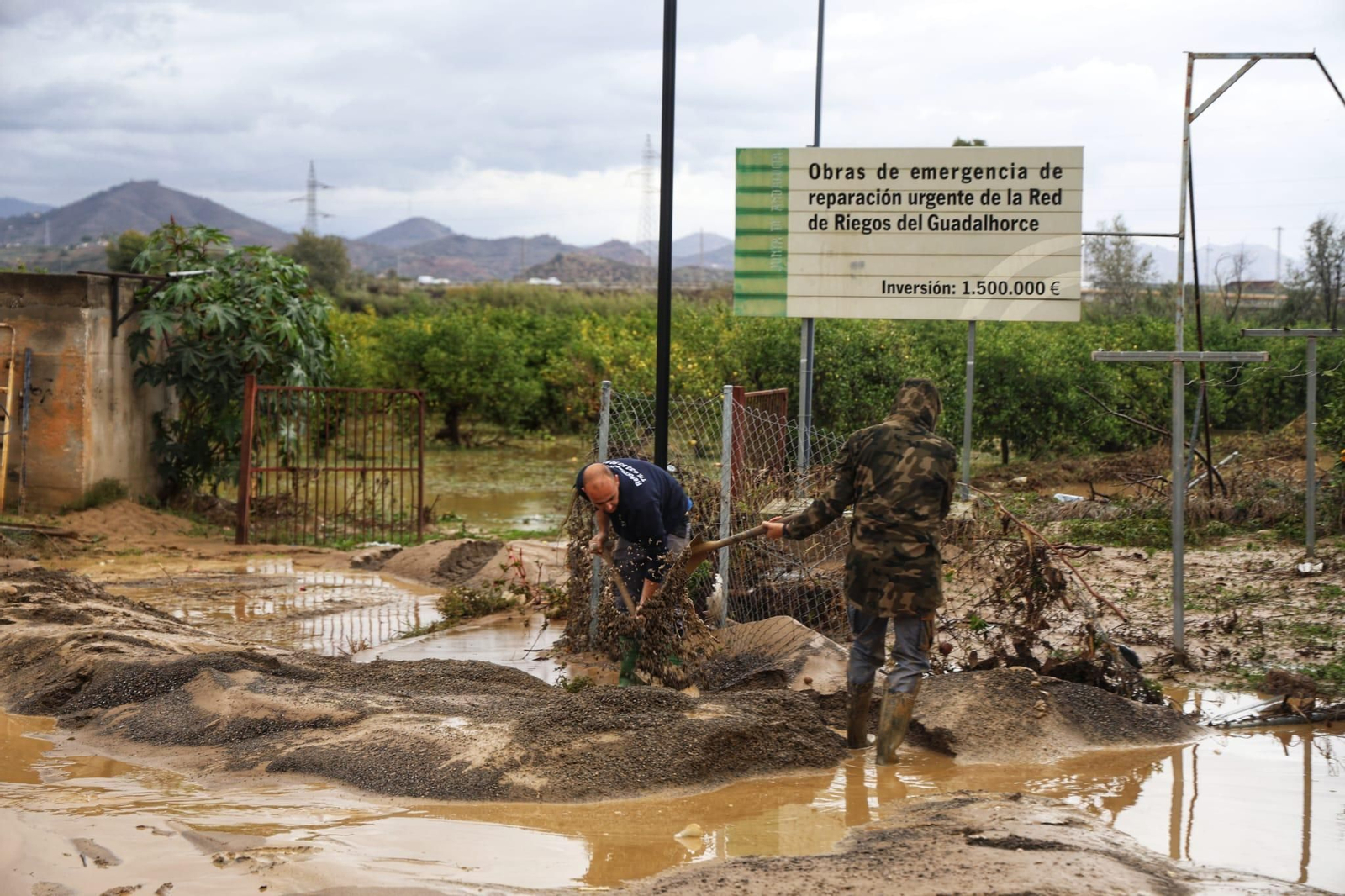Las imagenes de los vecinos de Cártama trás el paso de la DANA