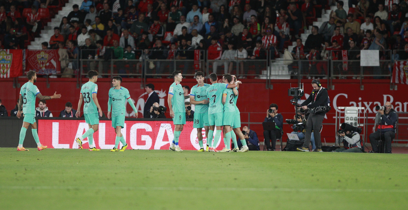 Las mejores imágenes del partido U.D. Almería-F.C. Barcelona