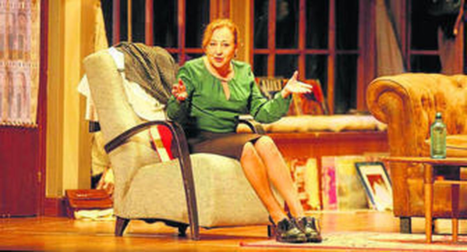 Carmen Machi, en una de sus representaciones teatrales.