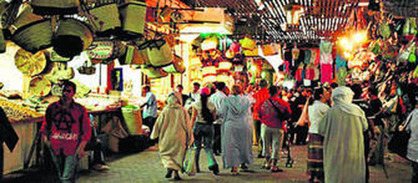 La vida en la medina de Tánger.