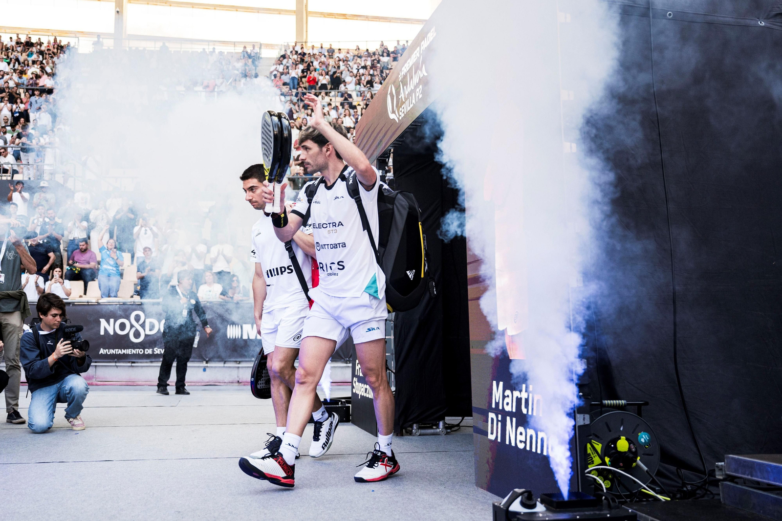 Las mejores imágenes de las semifinales de pádel en el Estadio de la Cartuja