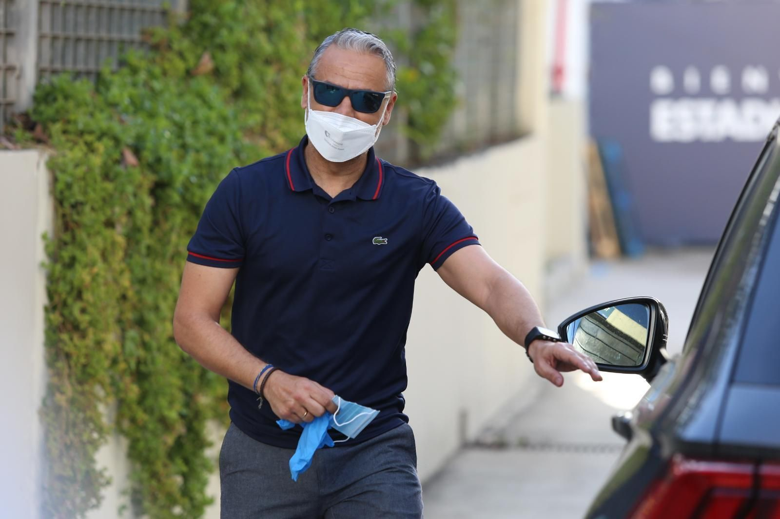 Las fotos de los jugadores del Málaga CF en La Rosaleda para los test