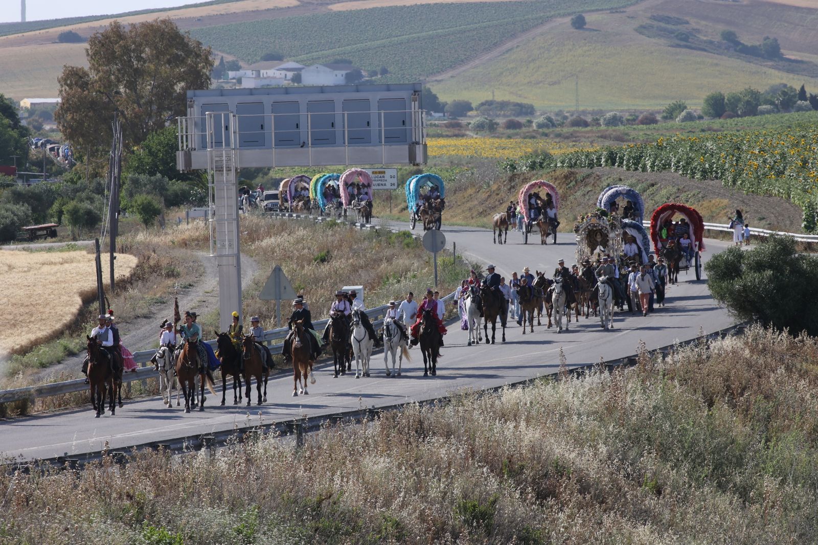 Llegada de la Hermandad del Rocío de Jerez a Santo Domingo
