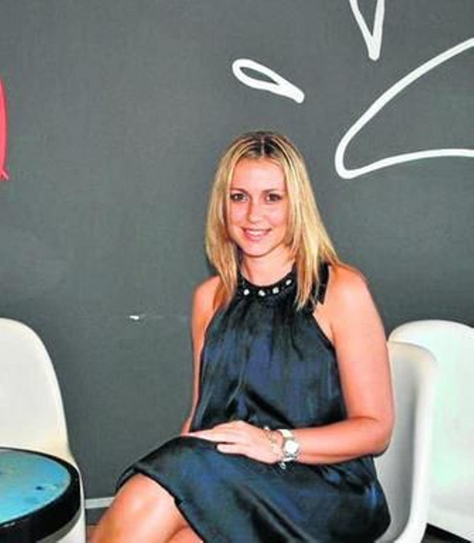 Mónica Gimeno, en un momento de la entrevista.