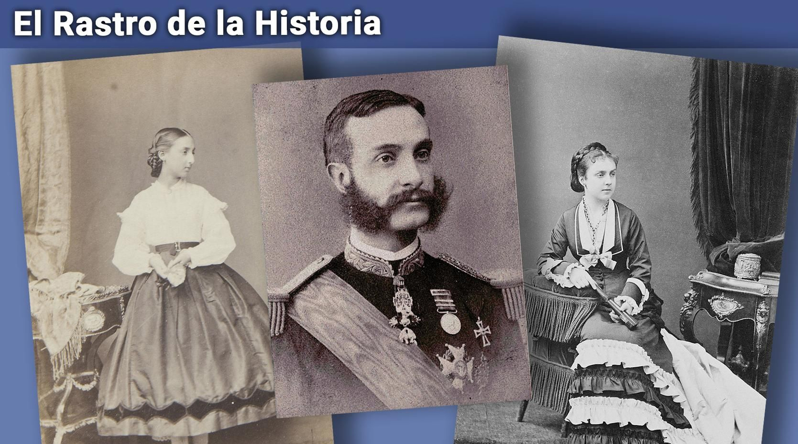 Cristina de Orleans, Alfonso XII y María de las Mercedes.