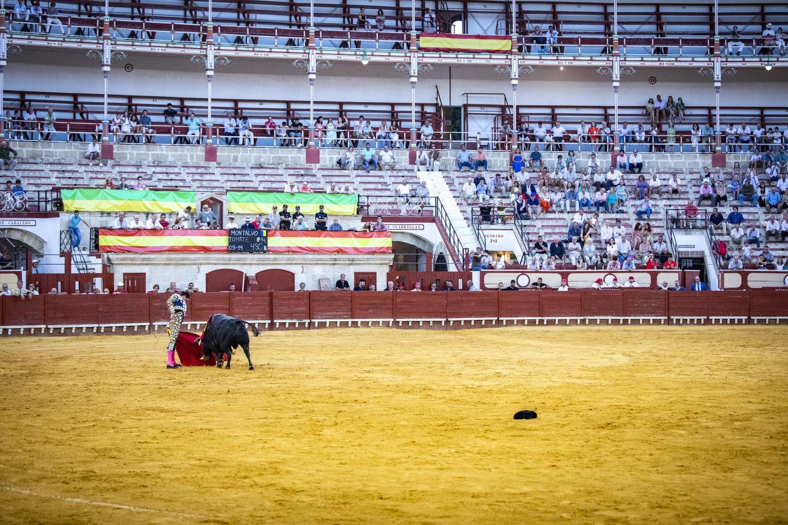 Diego Urdiales, Sebastián Castella y Daniel Luque, en la plaza de toros de El Puerto
