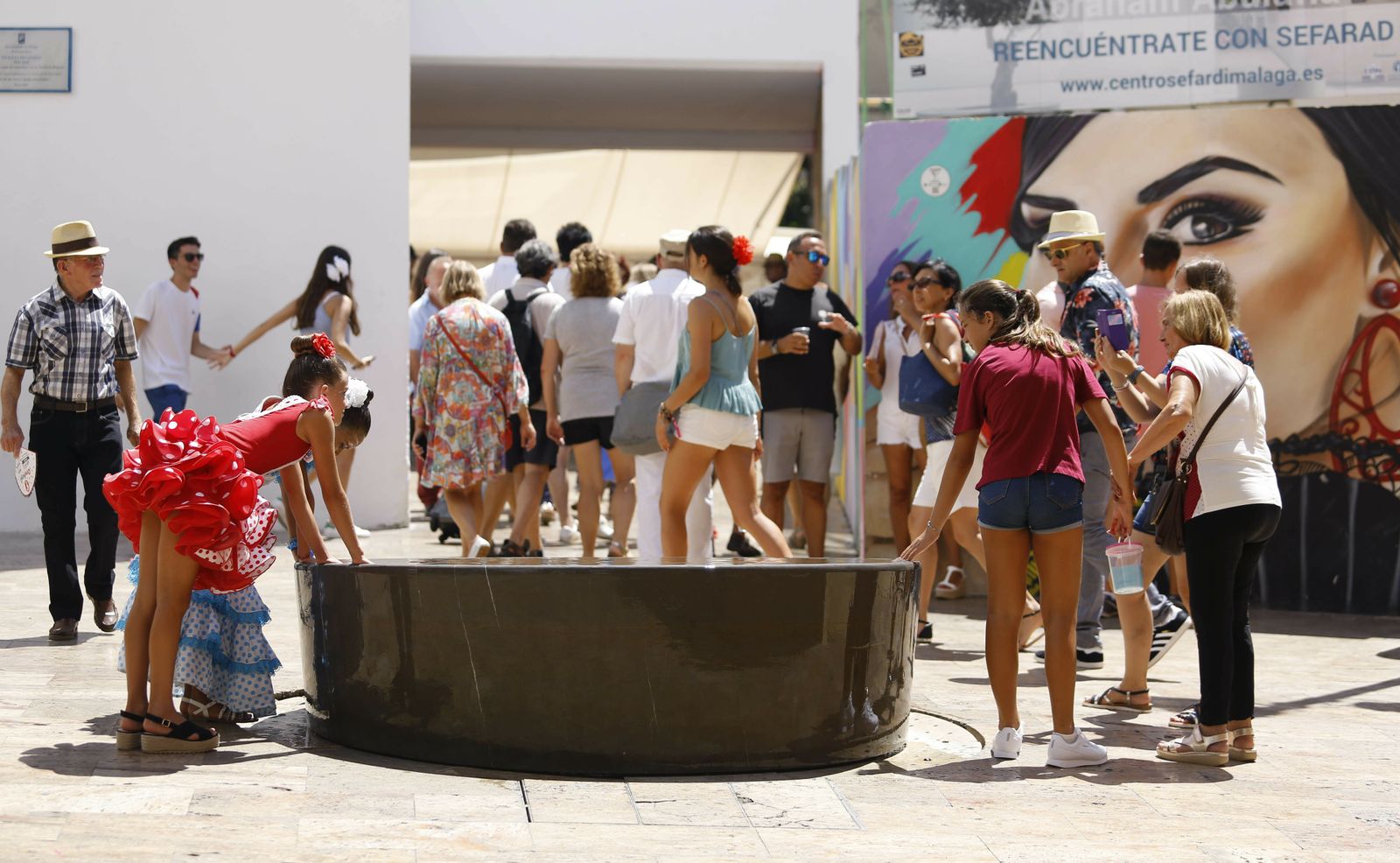 Fotos del último día de Feria de Málaga en el centro