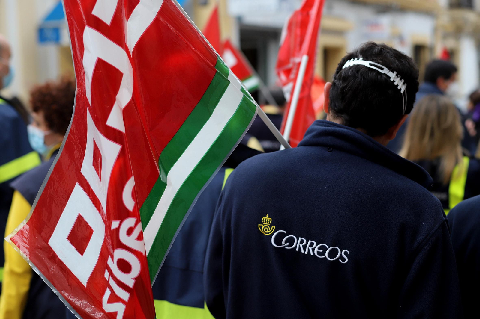 Manifestación de correos