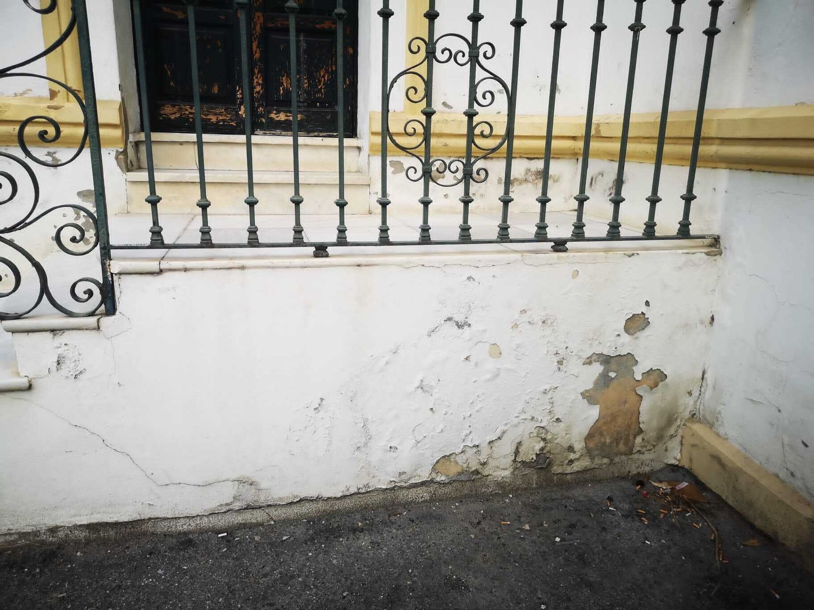 El deprorable estado del teatro Lope de Vega.