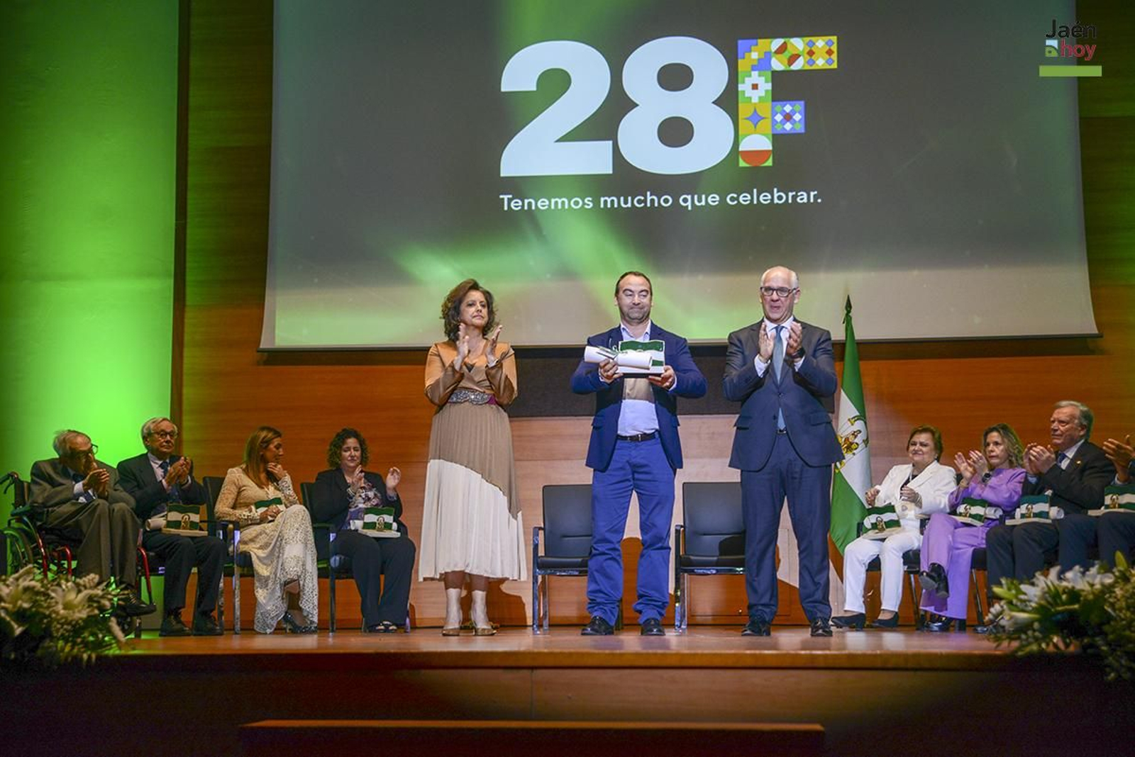 Así se ha vivido la entrega de las Banderas de Andalucía de la provincia de Jaén