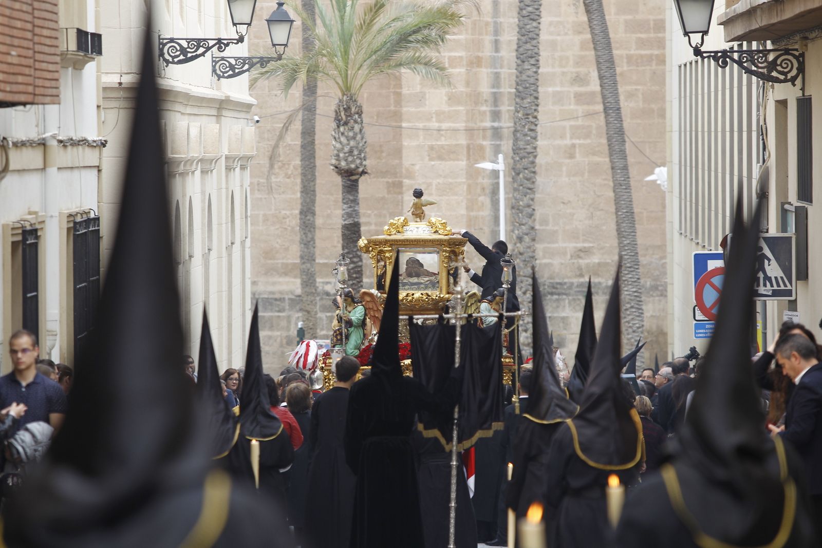 Imágenes de la Procesión del Entierro, Viernes Santo. Semana Santa Almería 2019