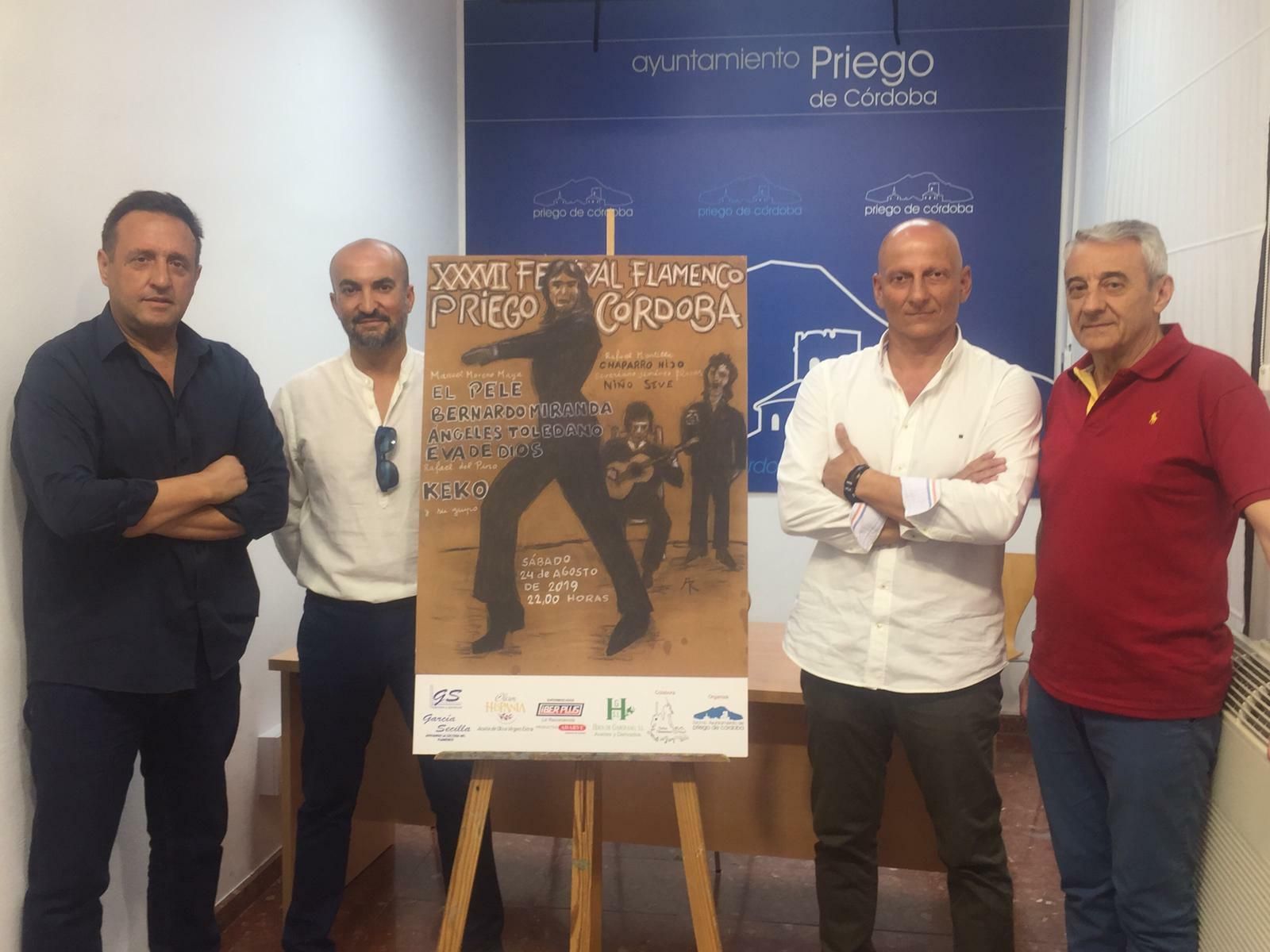 Presentación del cartel del Festival Flamenco de Priego.
