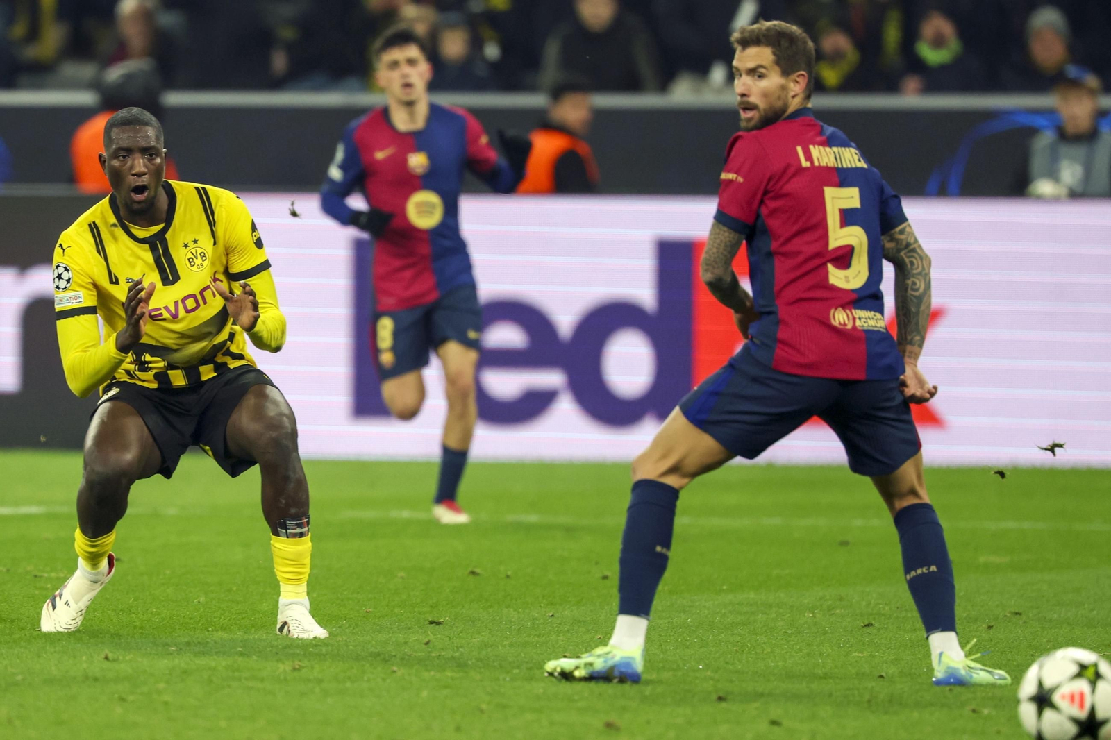 Las imágenes del Borussia Dortmund - Barcelona