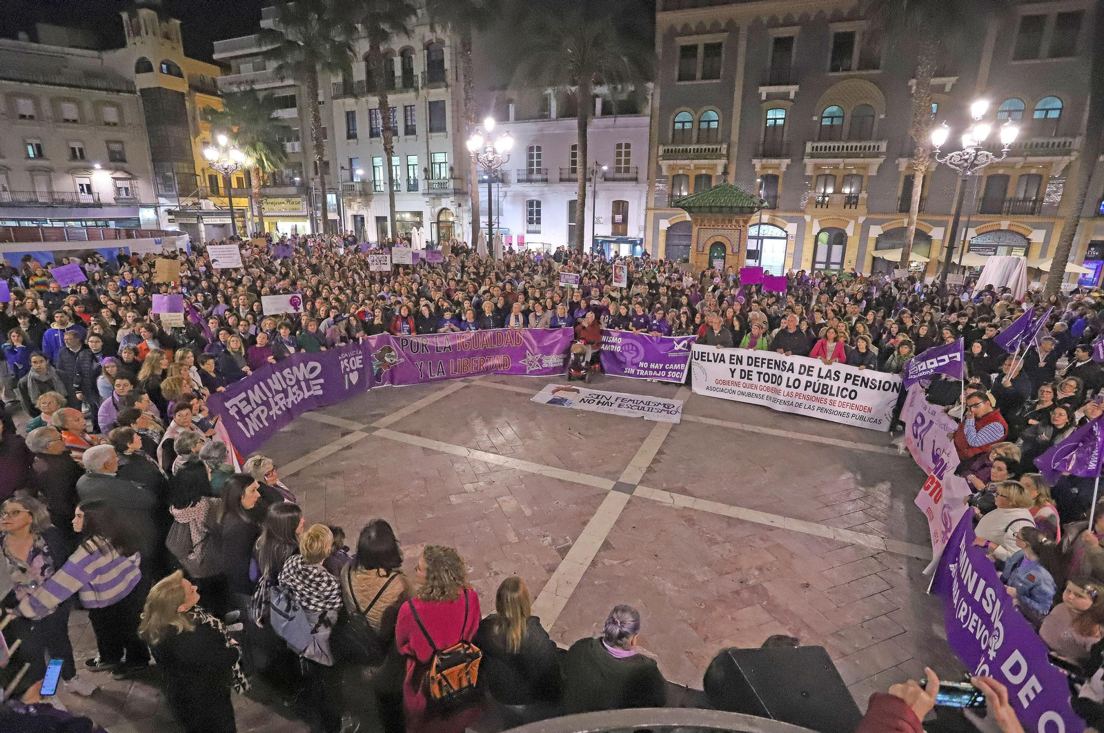 Imágenes de la manifestación del 8 de marzo, Día Internacional de la Mujer