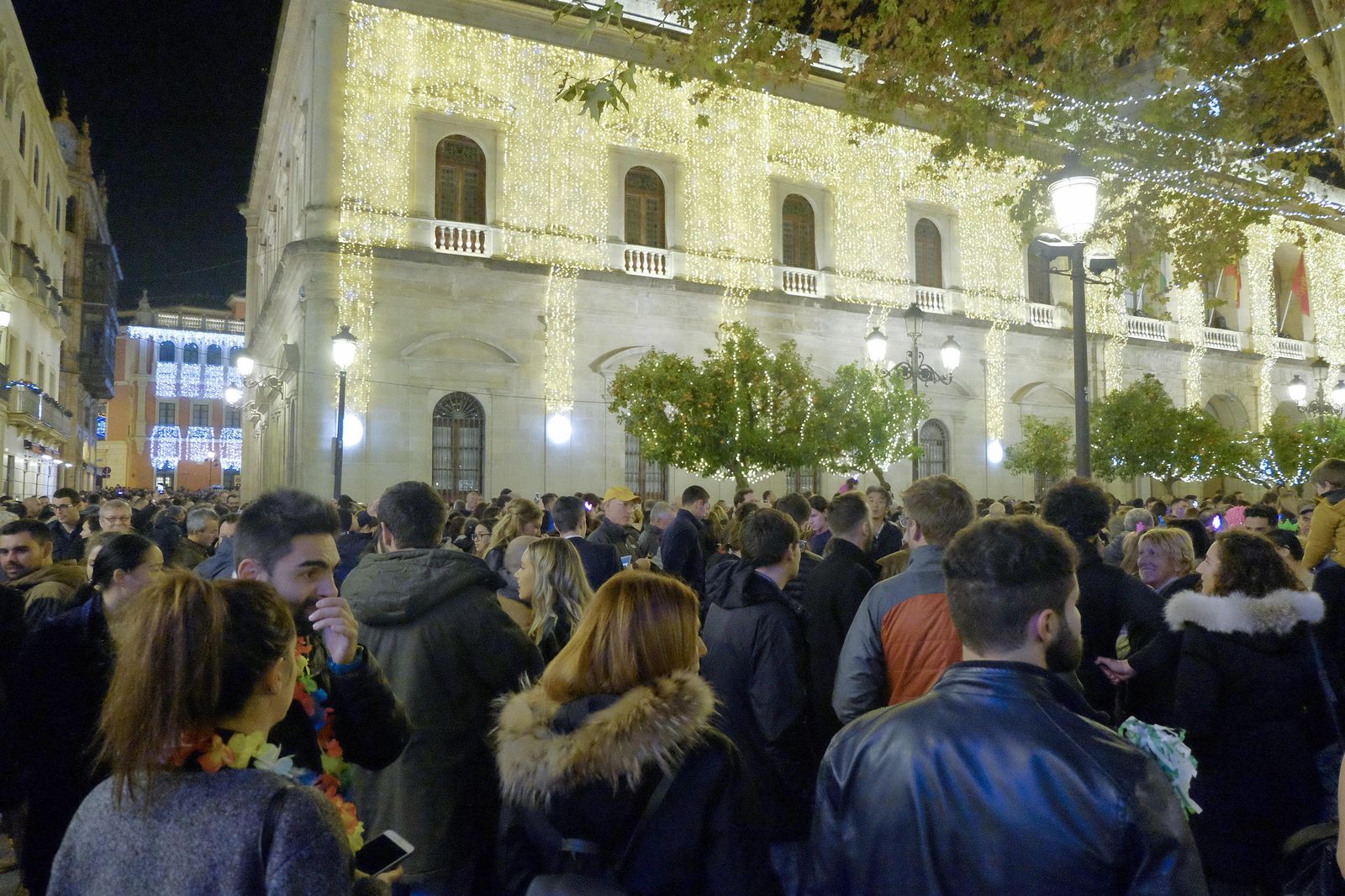 Las imágenes de la Nochevieja en Sevilla