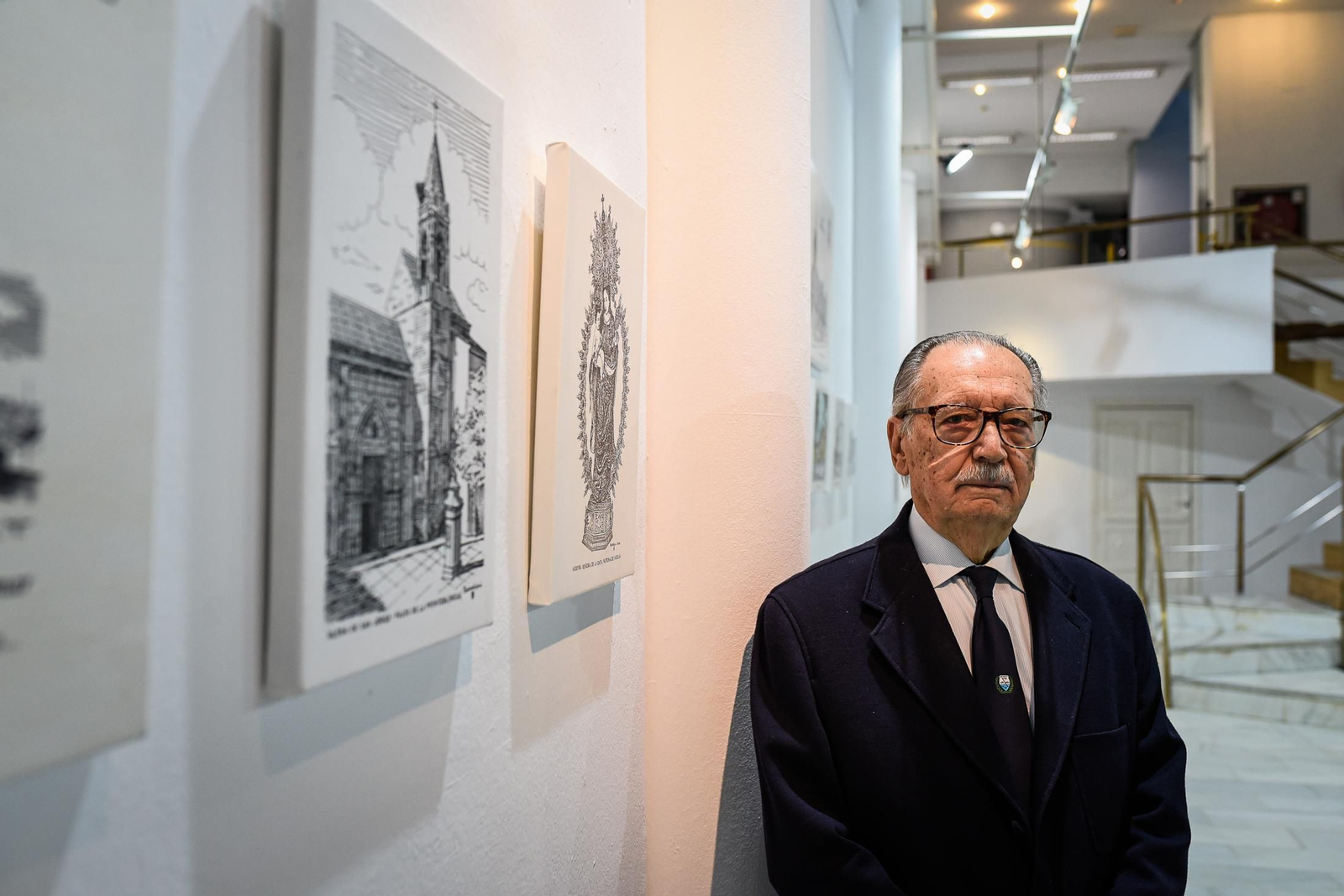 Imágenes de la inauguración de la exposición "Por Huelva y su Semana Santa"