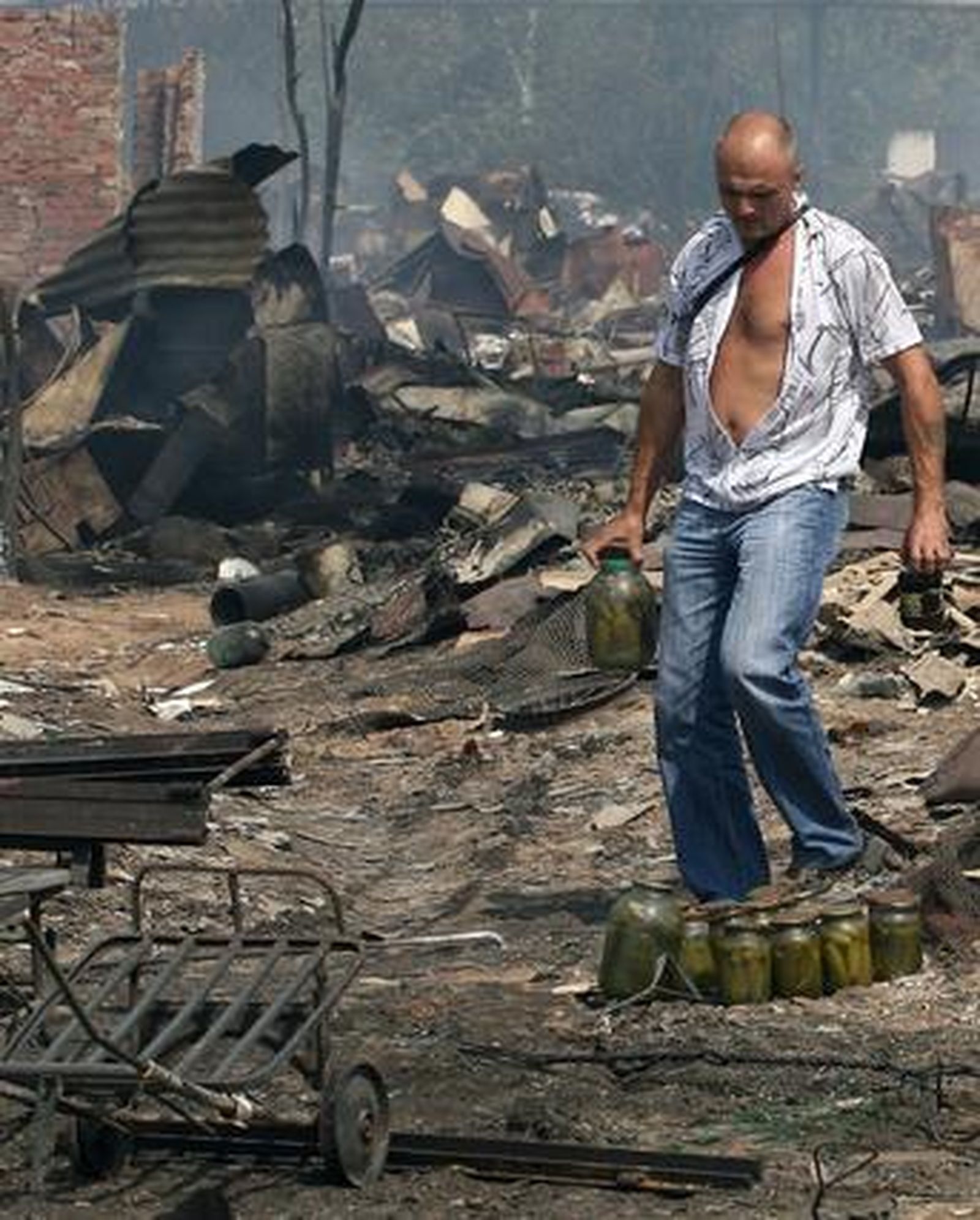 Siete regiones rusas están en estado de emergencia por los fuegos forestales. / AFP