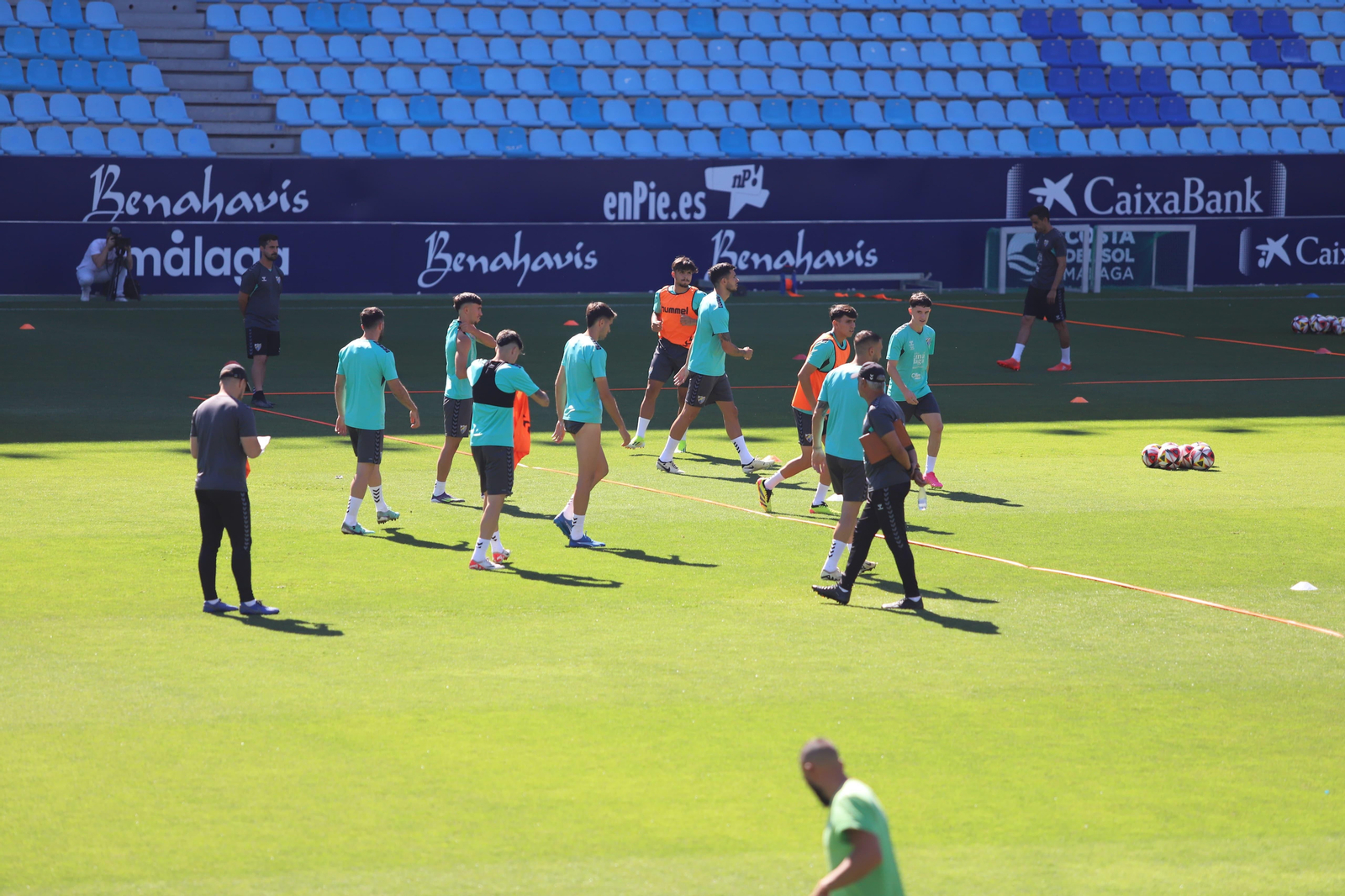 Las fotos del último entrenamiento del Málaga de la temporada