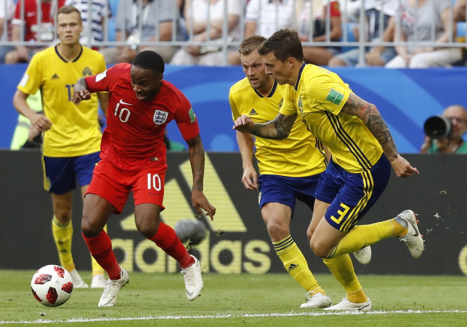 Las imágenes del Suecia-Inglaterra