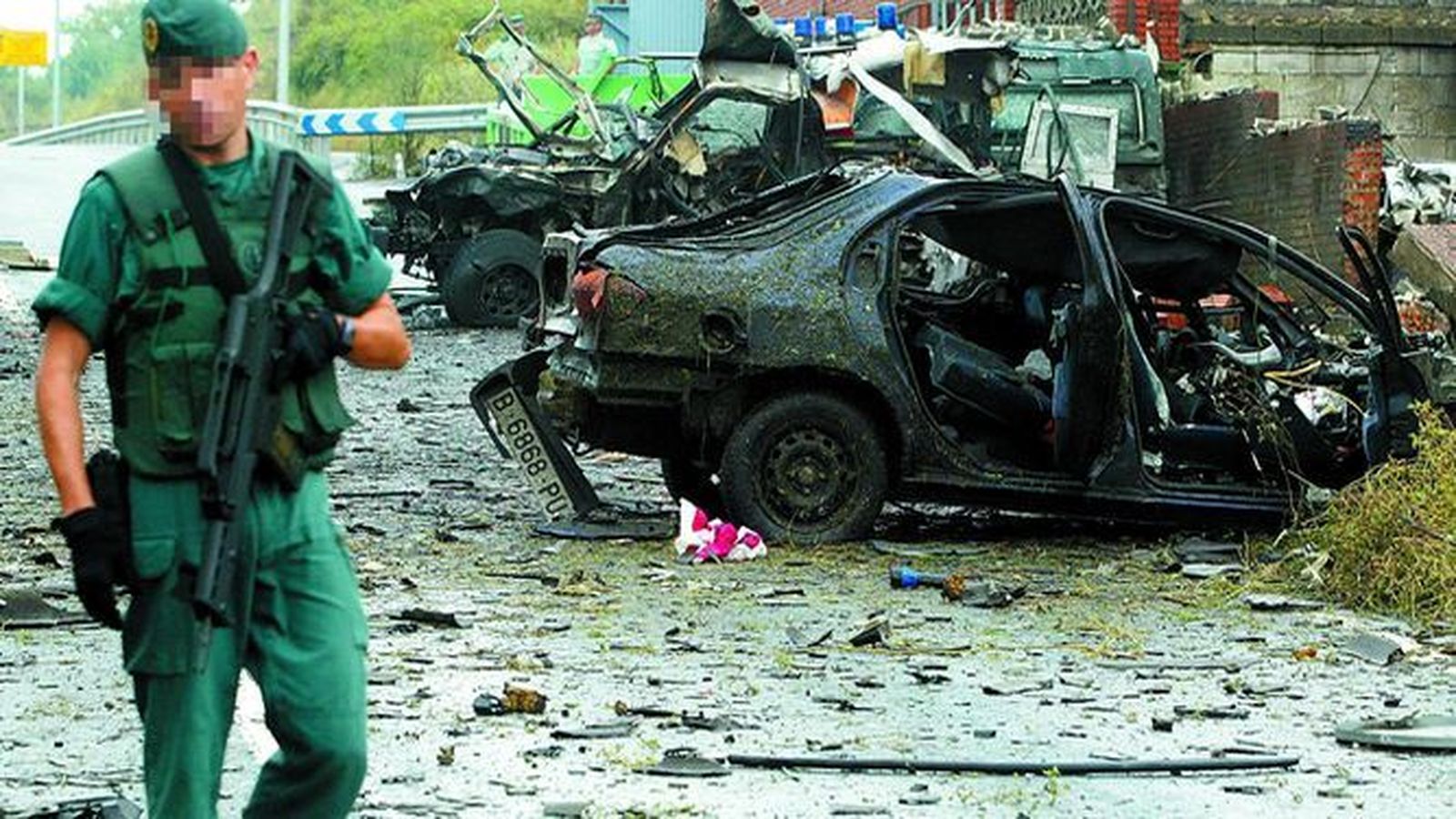 Imagen de un atentado de ETA.