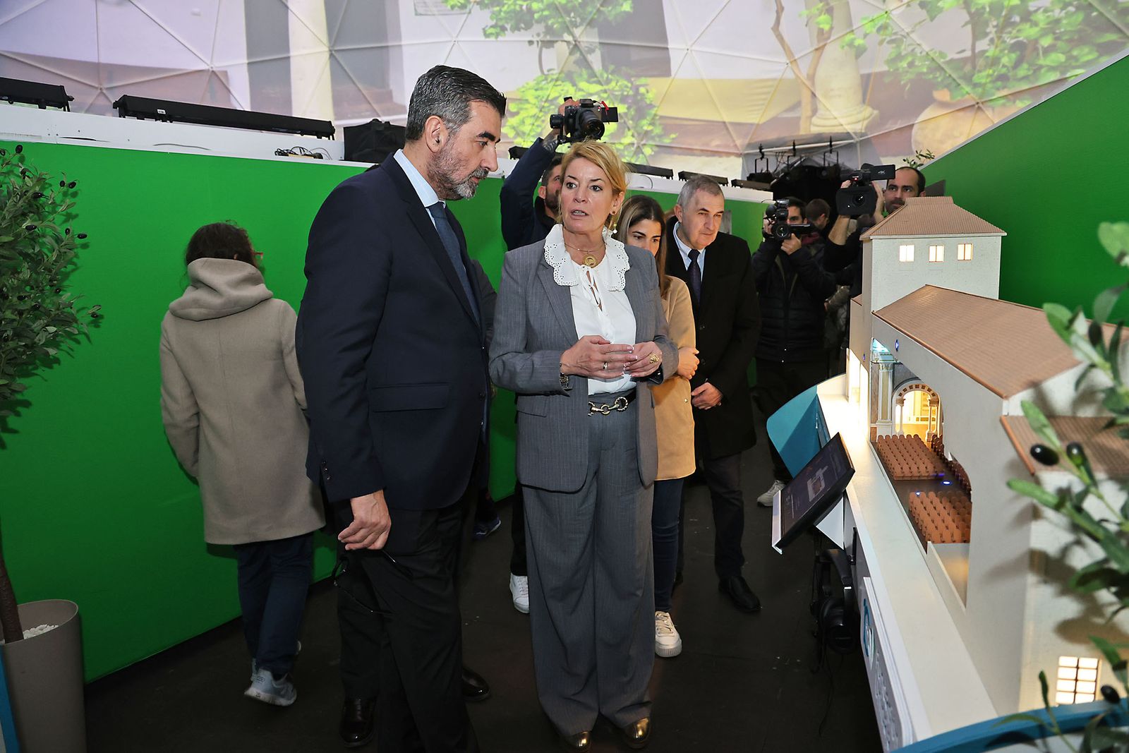 Imágenes de la Inauguración del Espacio Fundación Unicaja con motivo de la conmemoración de su décimo Aniversario