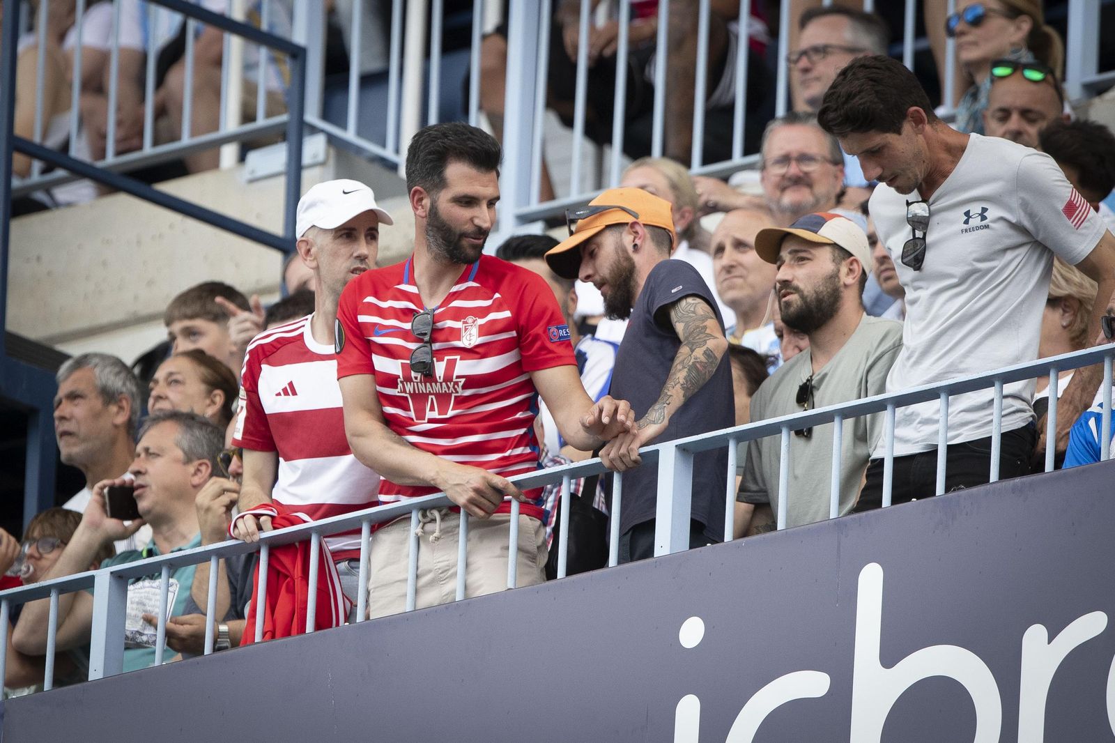 Las imágenes del partido entre el Málaga y el Granada CF