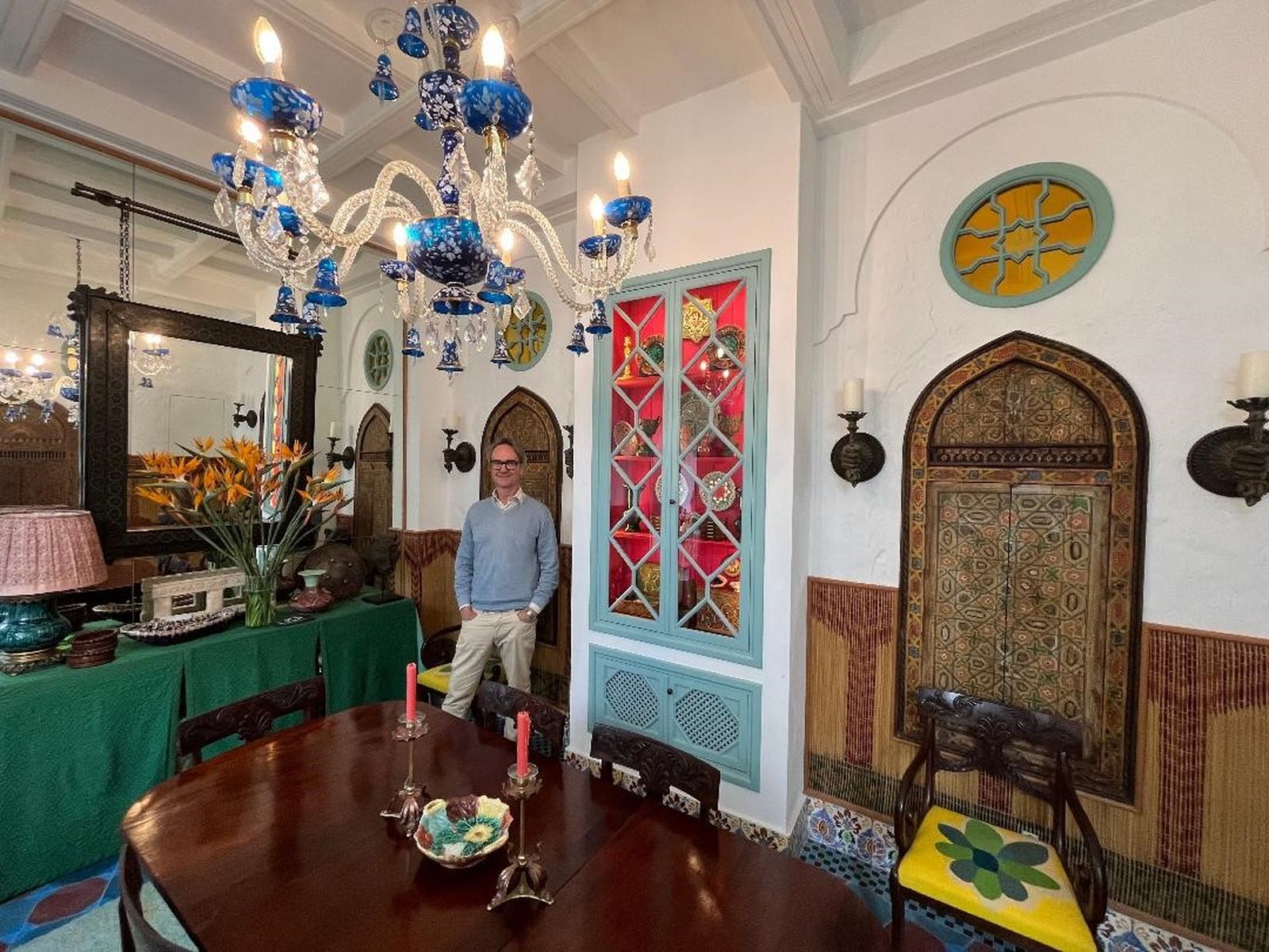 Imágenes de la vivienda en Tánger del interiorista americano Frank de Biasi