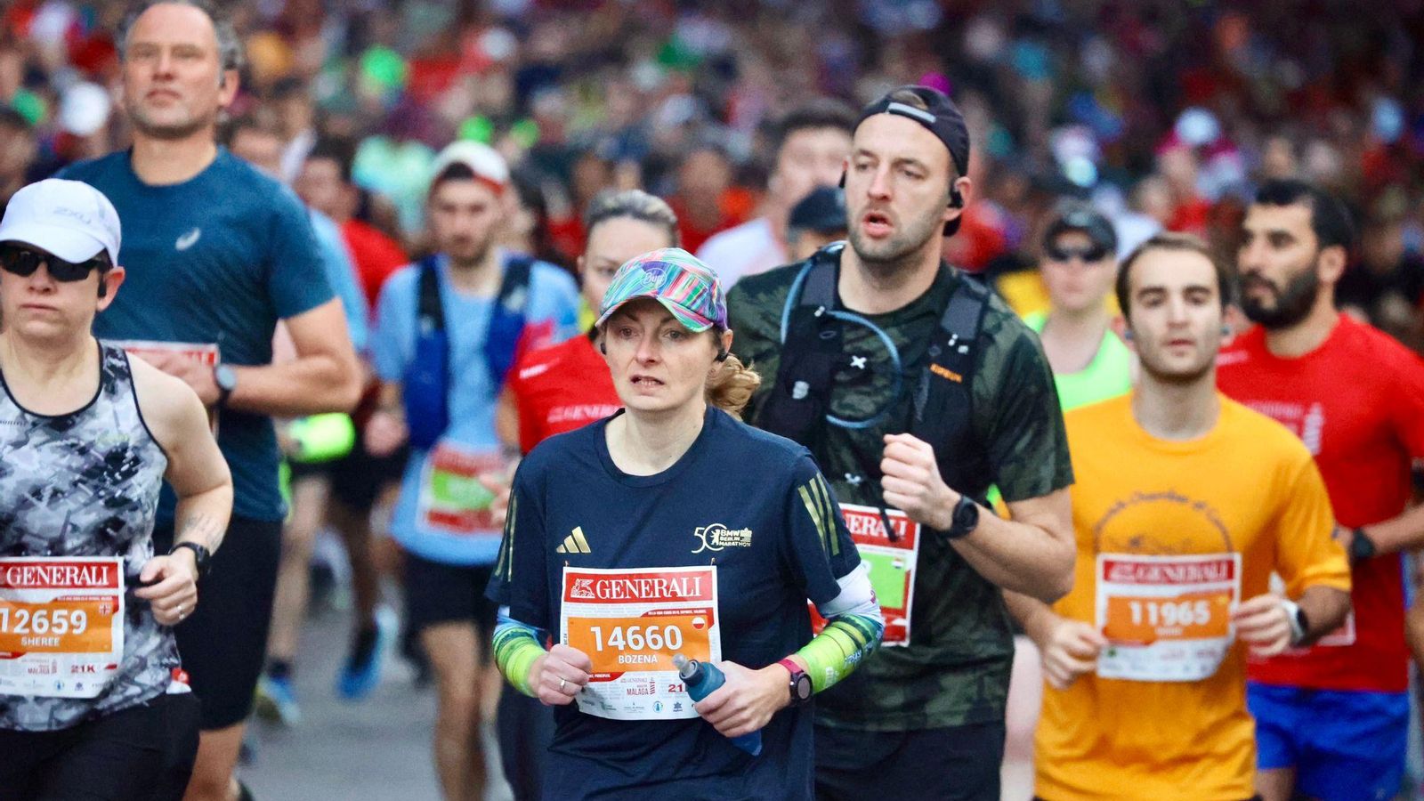 Las mejores fotos de la Maratón de Málaga 2024