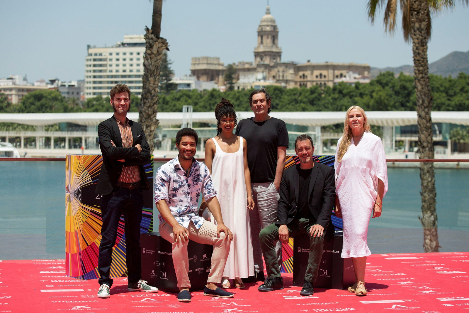 Agustí Villaronga y el equipo de 'El vientre del mar', el pasado jueves, en la presentación de la película.