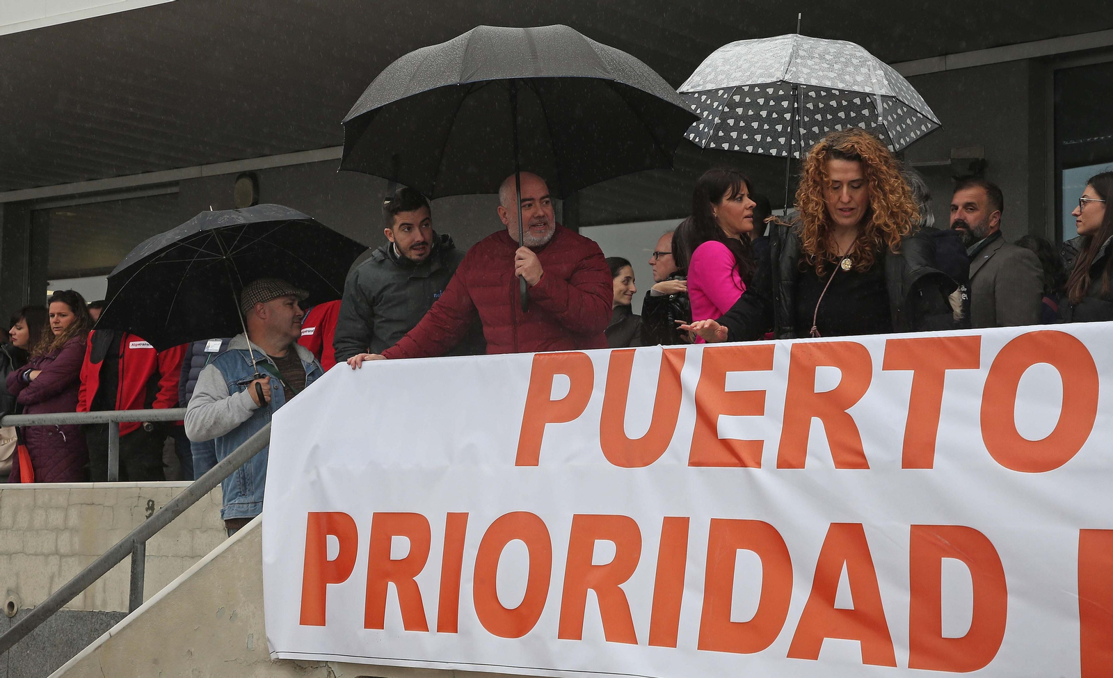 Fotos de la concentración en el PIF del puerto de Algeciras