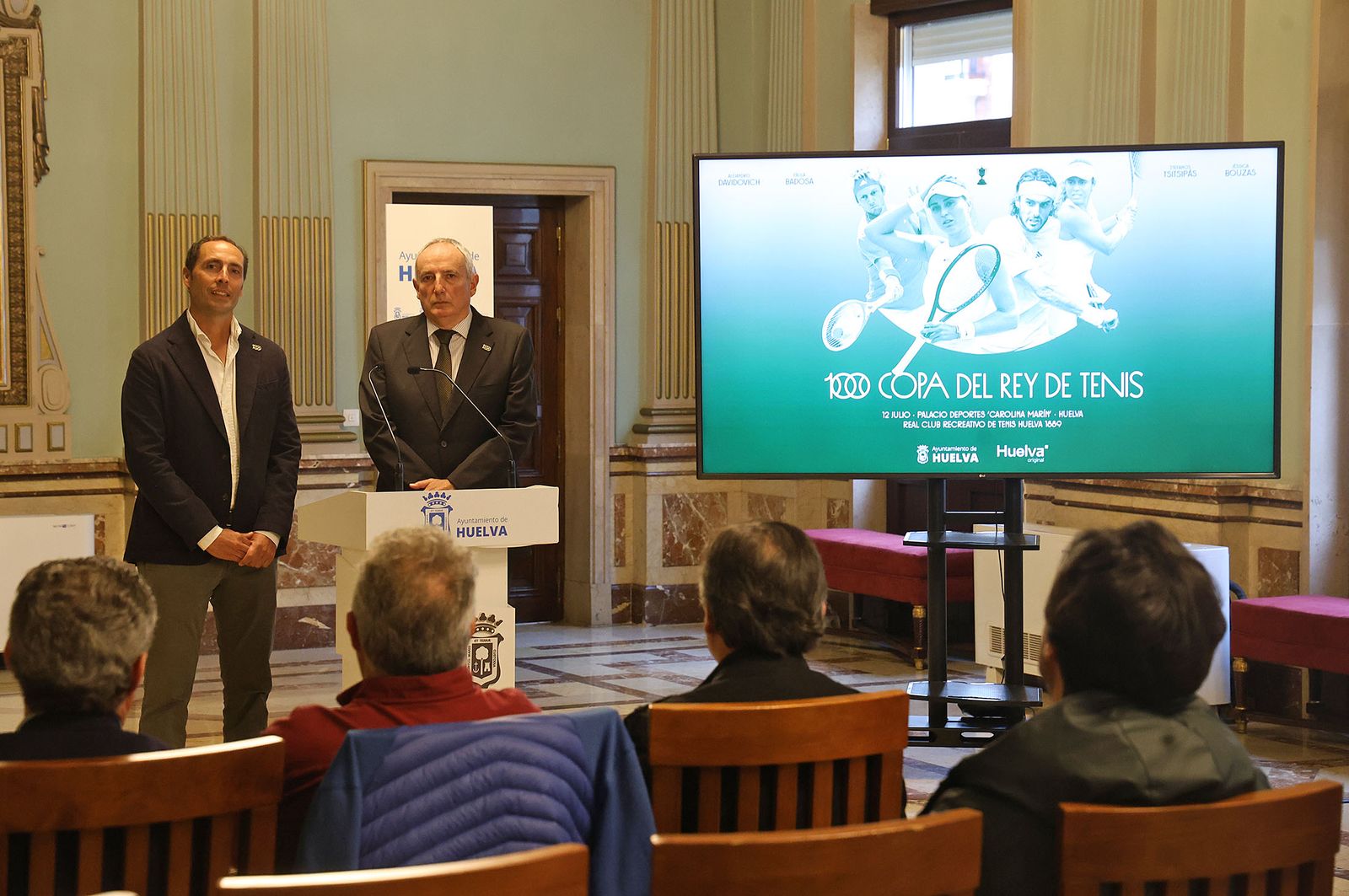 Imágenes de la presentación del cartel de la edición 100 de la Copa del Rey de Tenis