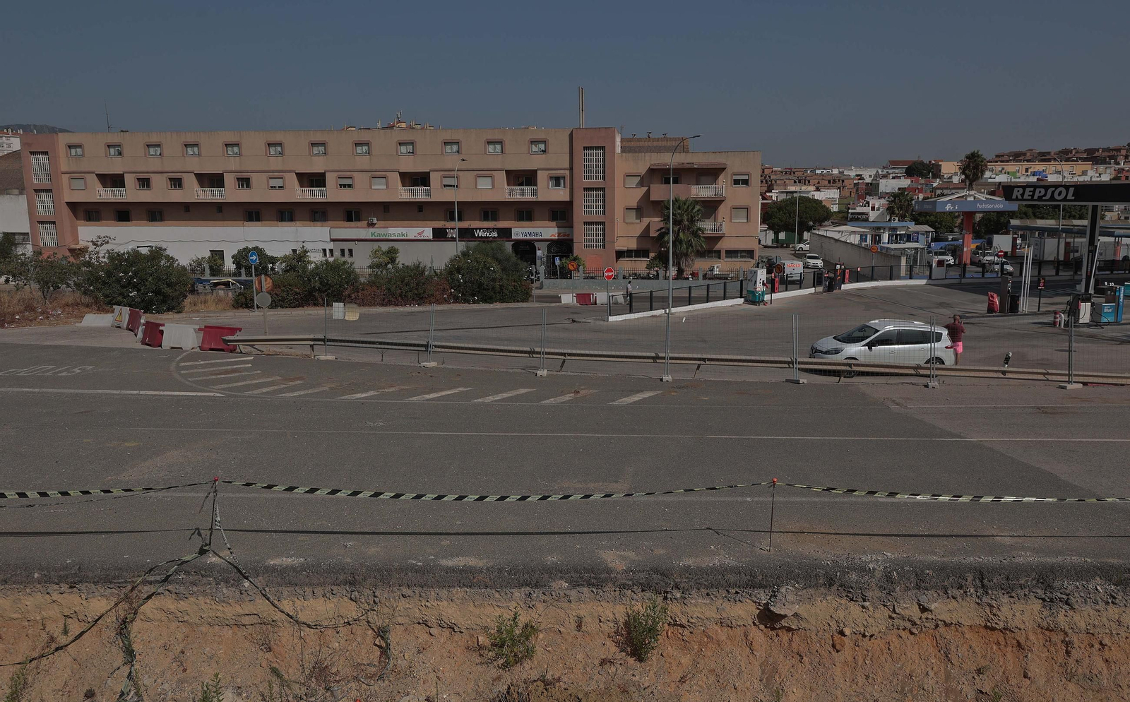 Fotos de las obras del Acceso Sur a Algeciras en La Juliana