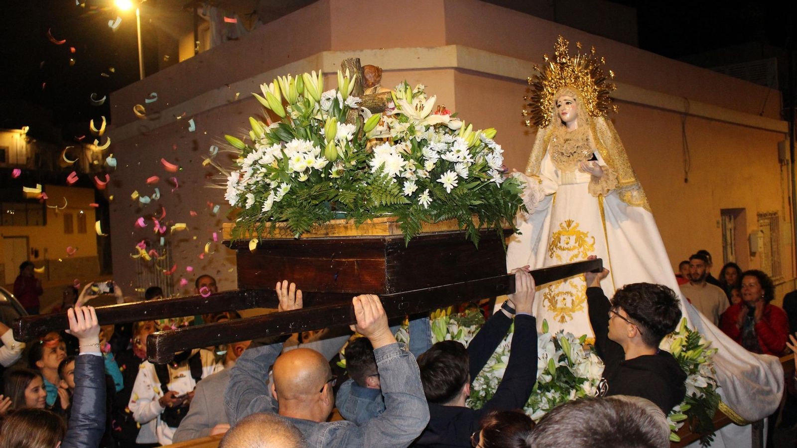 Procesión del Encuentro en Huércal de Almería
