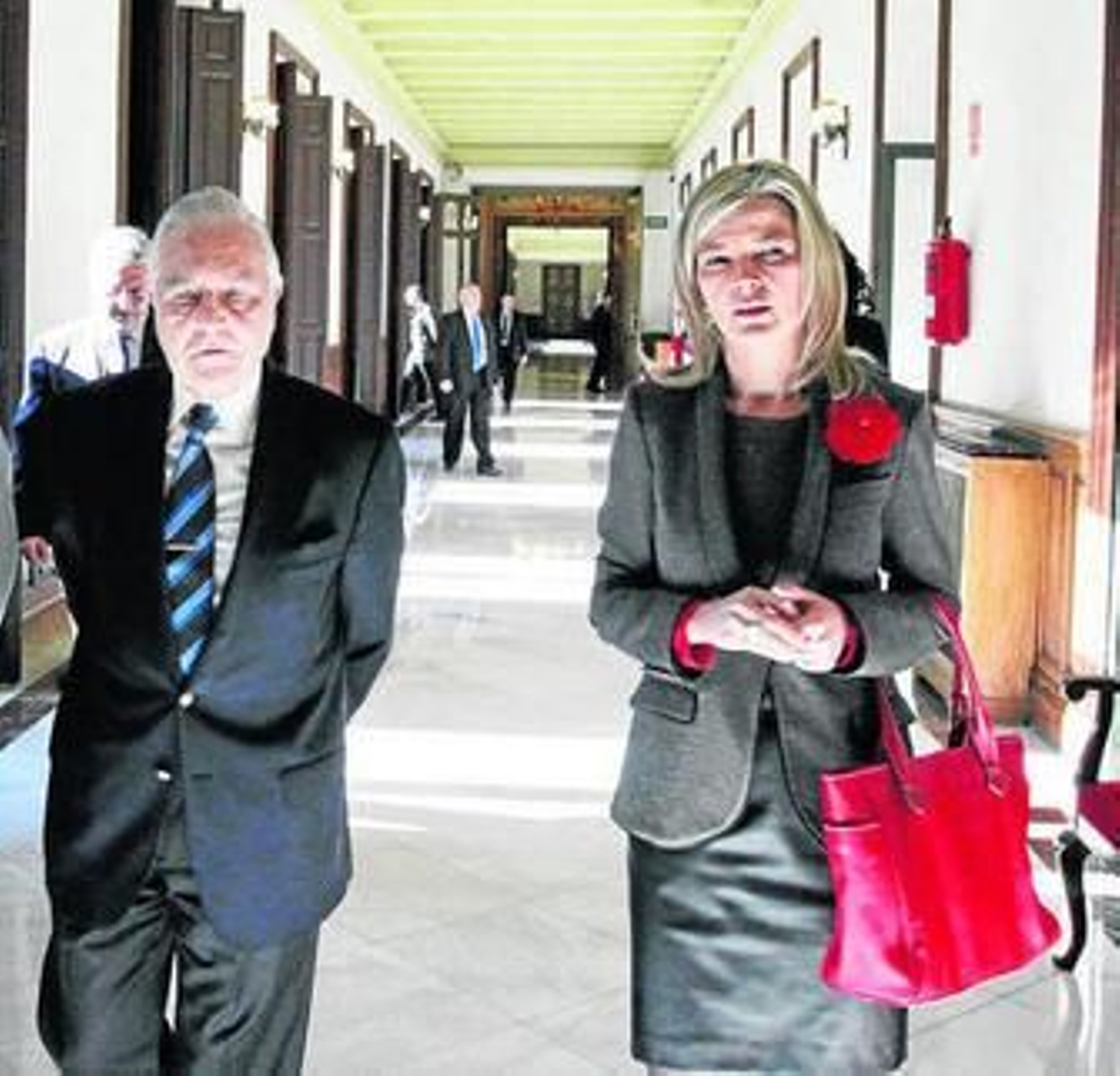 Dívar y Bravo en las dependencias del Tribunal Supremo.