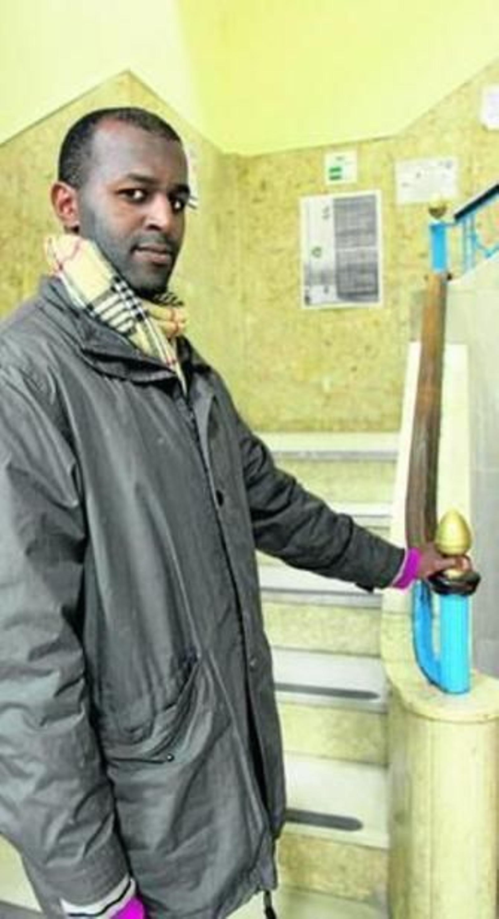 Kamal Joao Carlos Luzito, ayer en la UNED de Huelva.