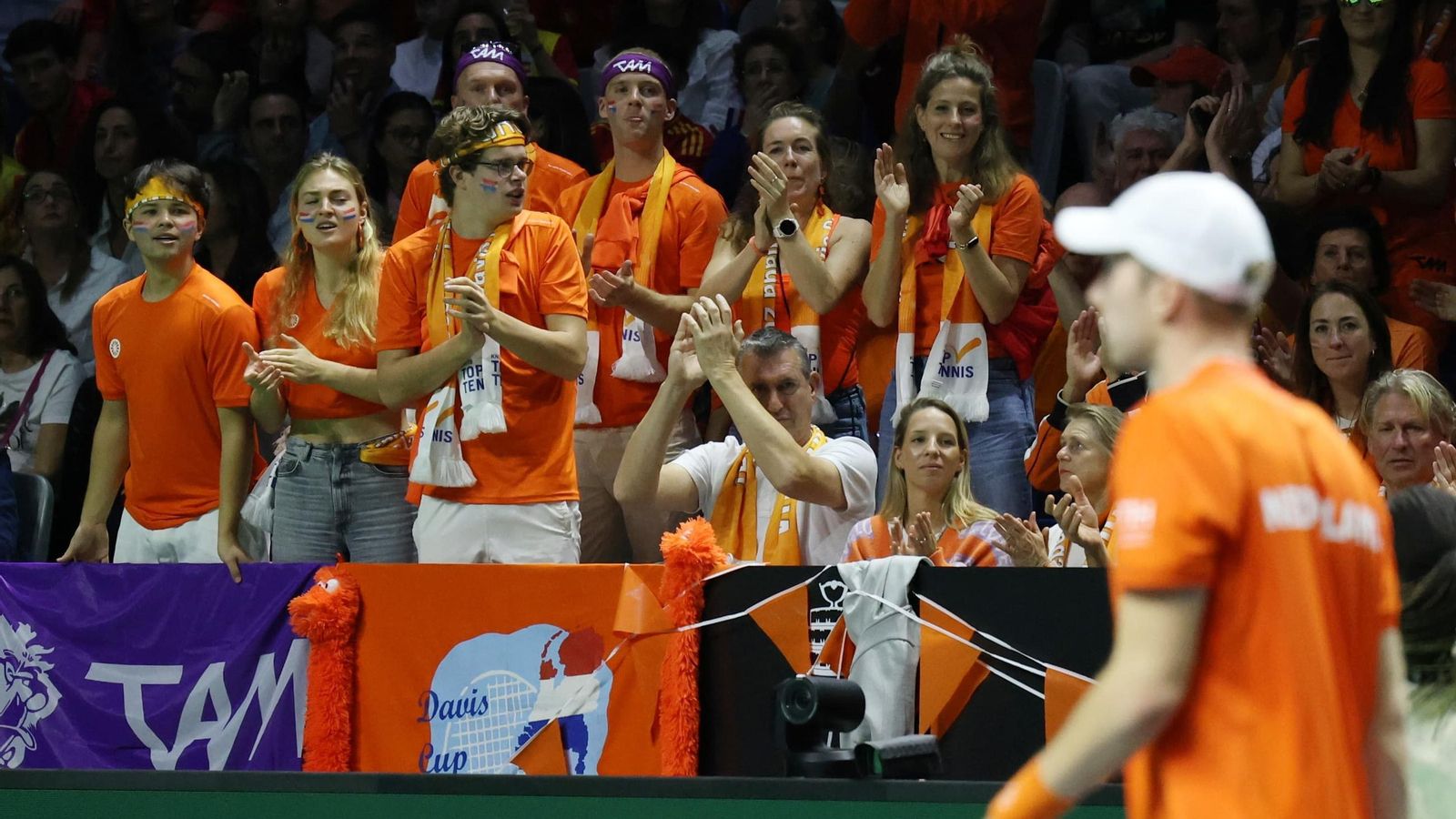 Las fotos del Rafa Nadal-Van de Zandschulp de la Copa Davis en Málaga