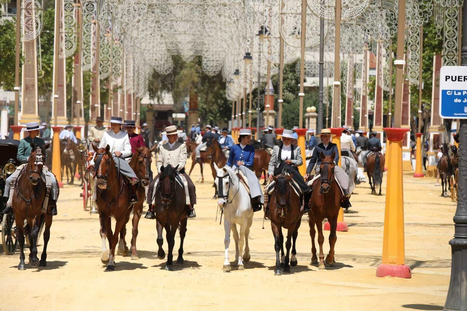 Las imágenes del Domingo de Feria del Caballo de Jerez