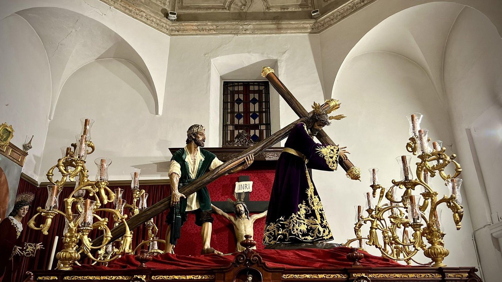 El Nazareno del Amor, de morado para la Magna El Nazareno del Amor, de morado para la Magna
