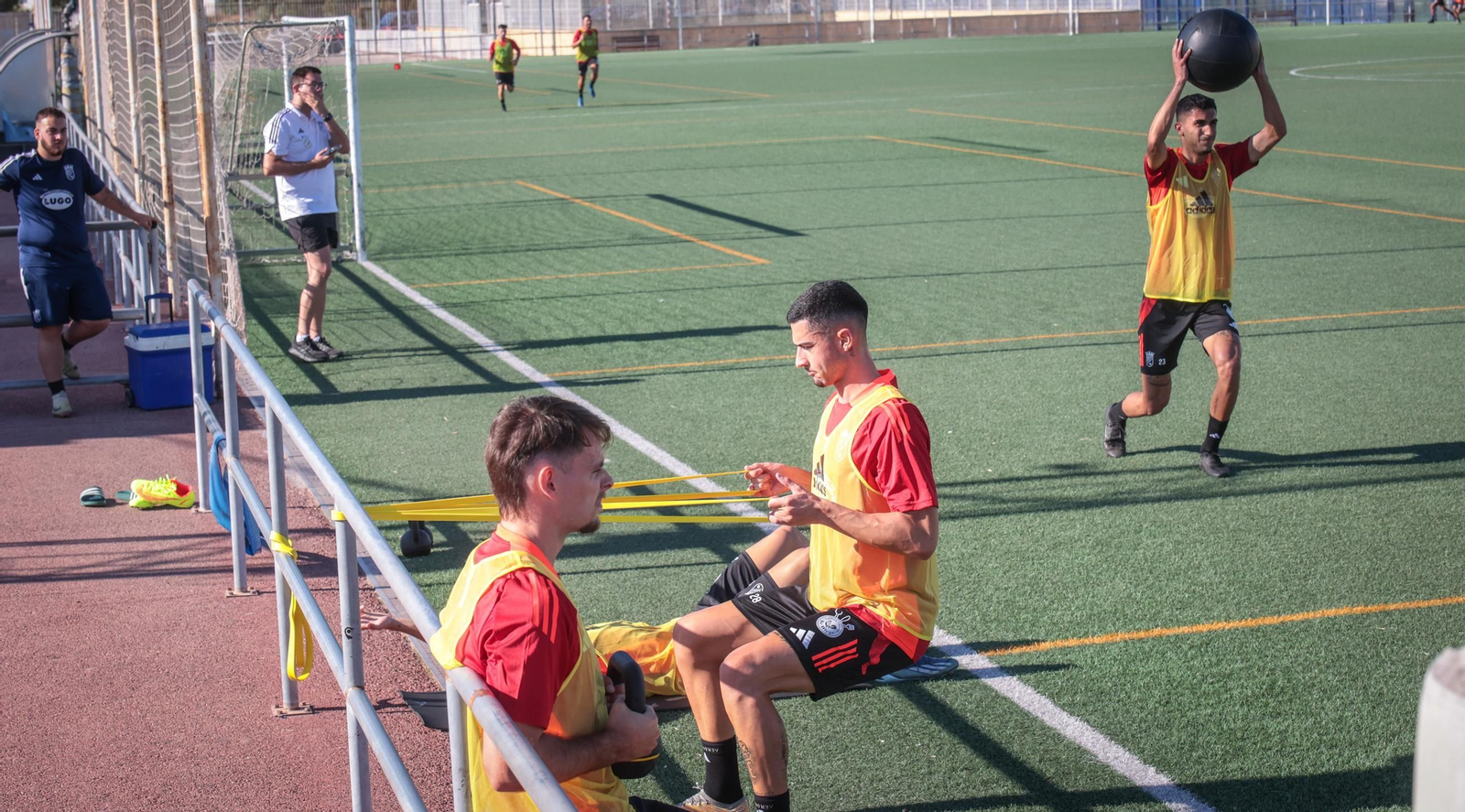 Imágenes del primer entrenamiento de la temporada Xerez CD